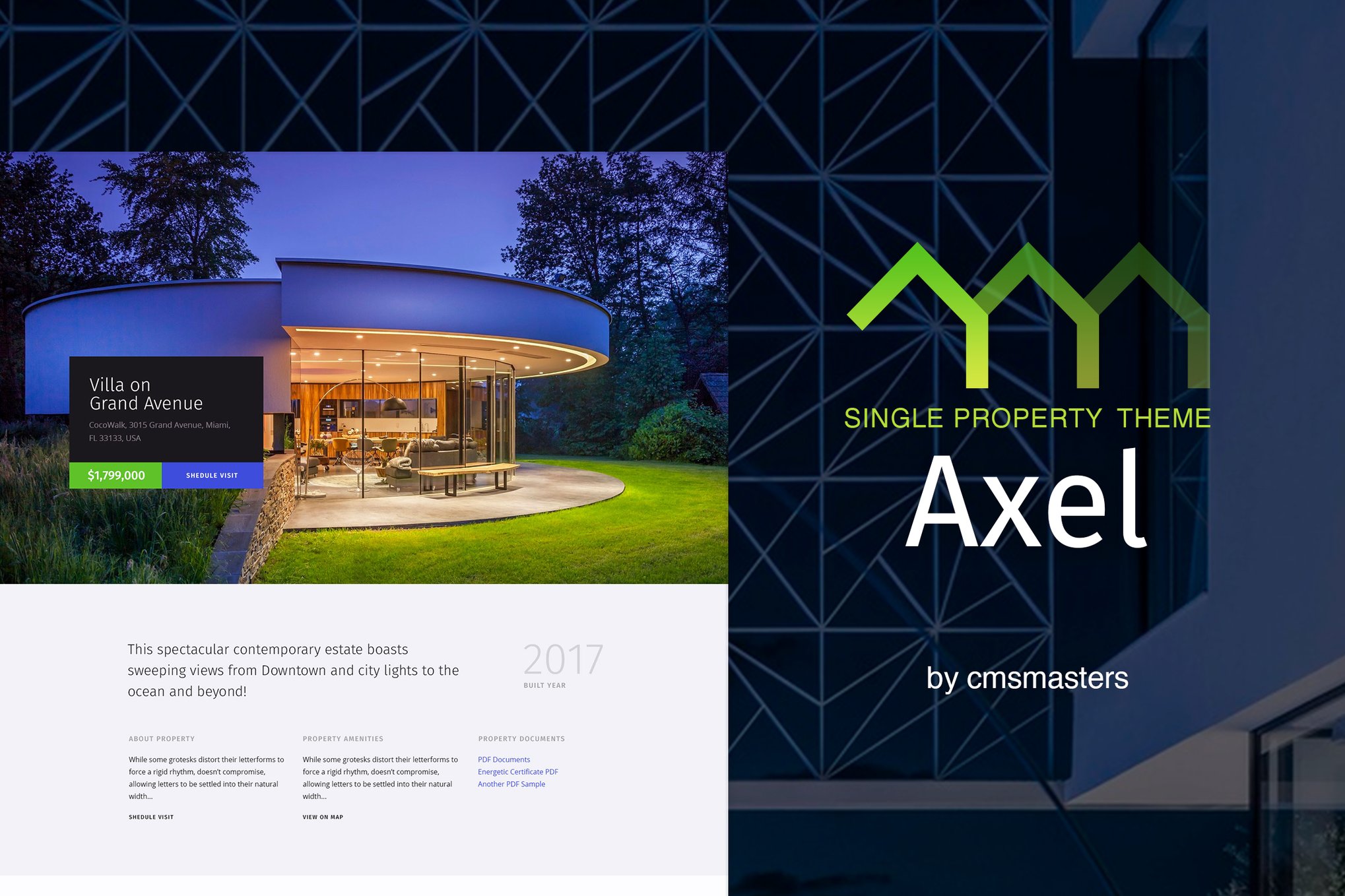 Axel – Single Property Real Estate Theme
