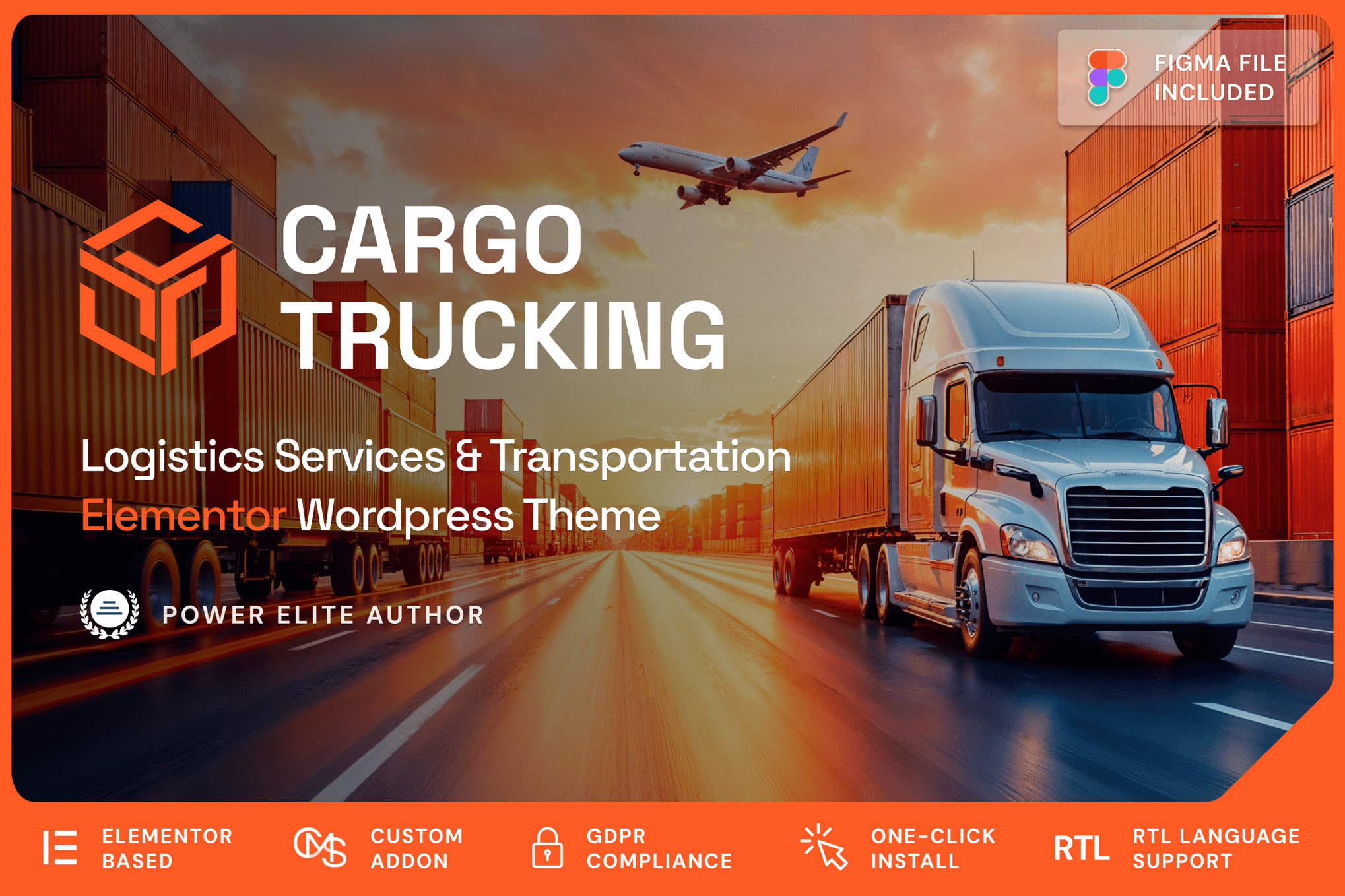 Cargo Trucking – Transportation & Logistics Theme