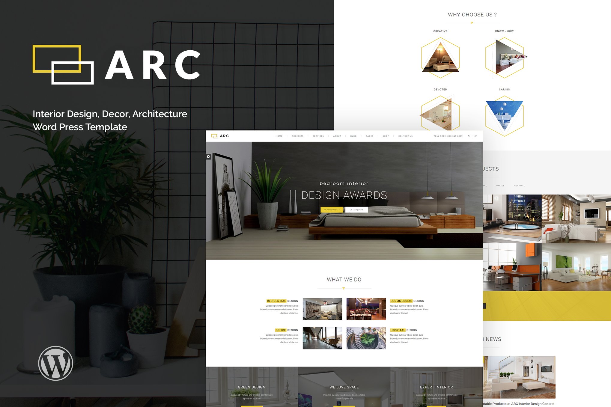 Arc – Interior Design, Decor, Architecture Wordpre