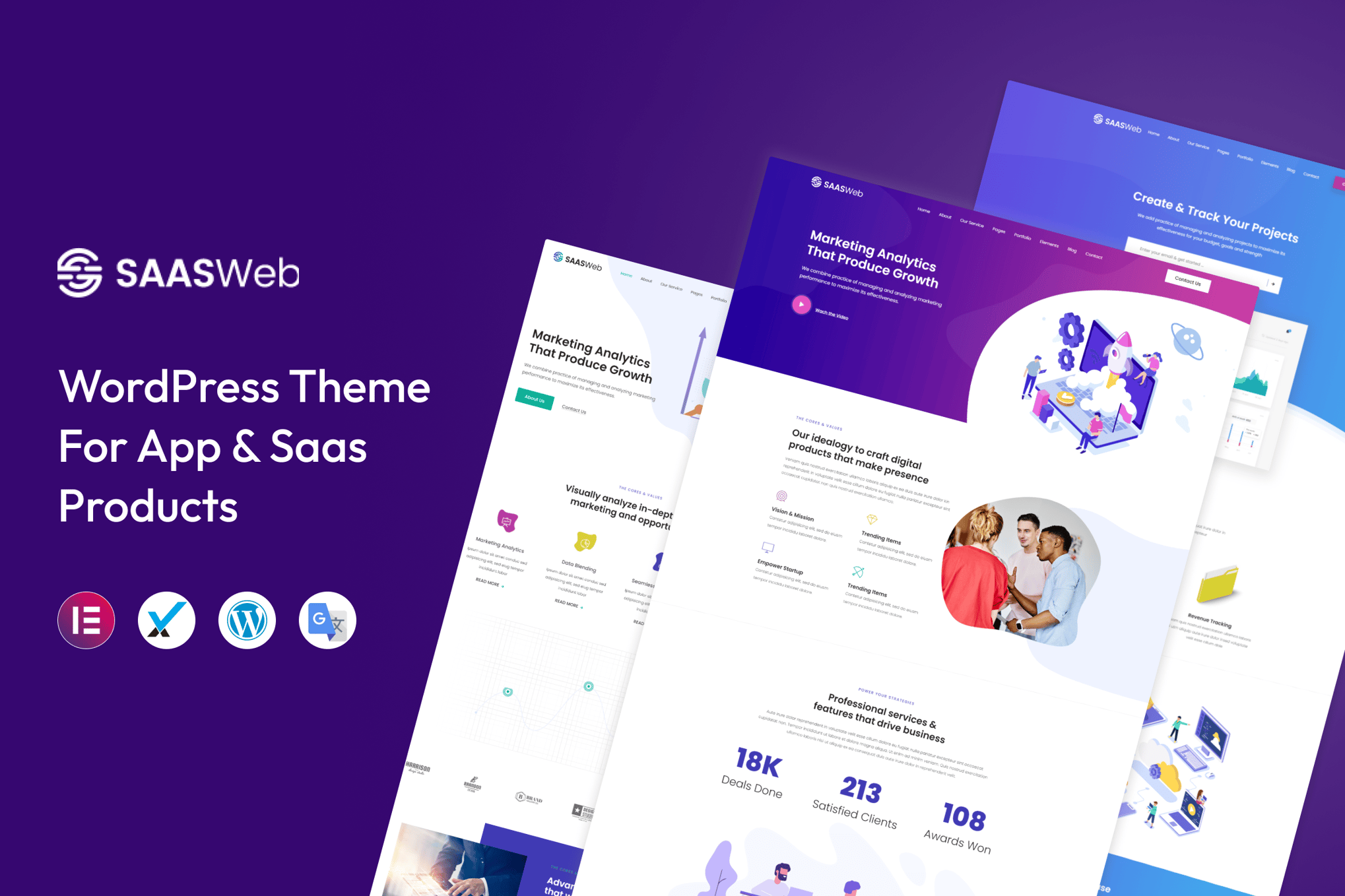 Saasweb – Wordpress Theme For App & Saas Products Saasweb – Wordpress Theme For App & Saas Products