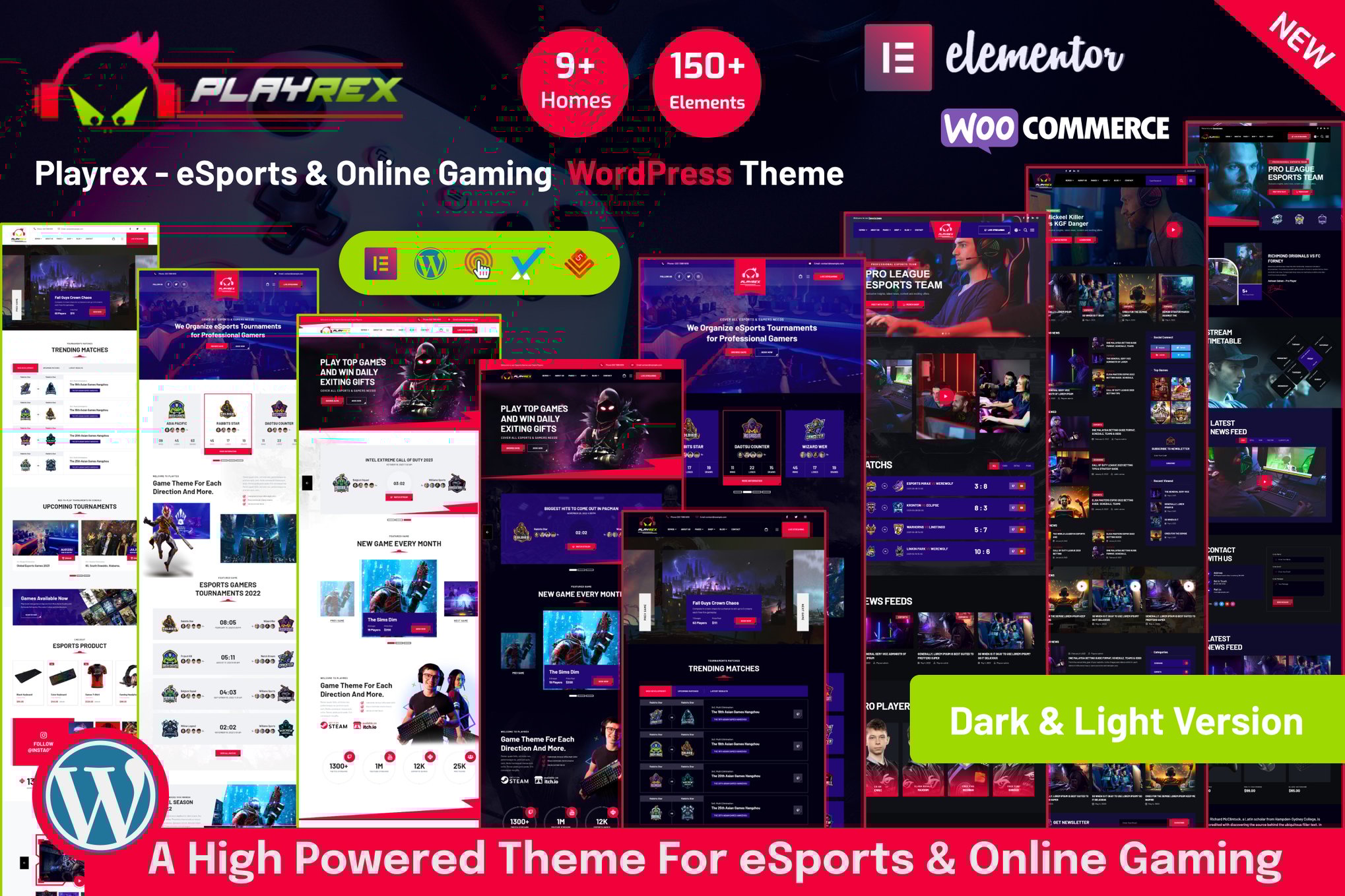 Playrex – Esports & Gaming Wordpress Theme
