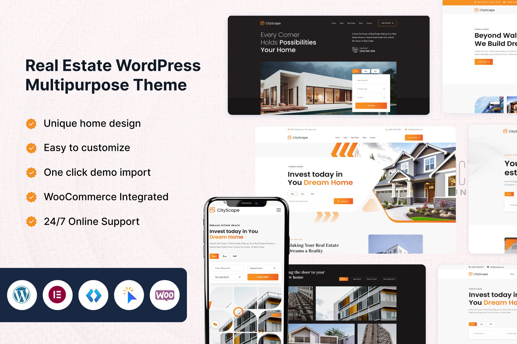 Cityscape – Real Estate Wordpress Theme