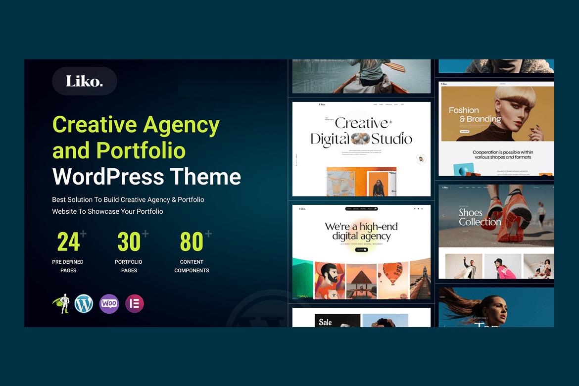 Liko – Creative Agency & Portfolio Wordpress Theme