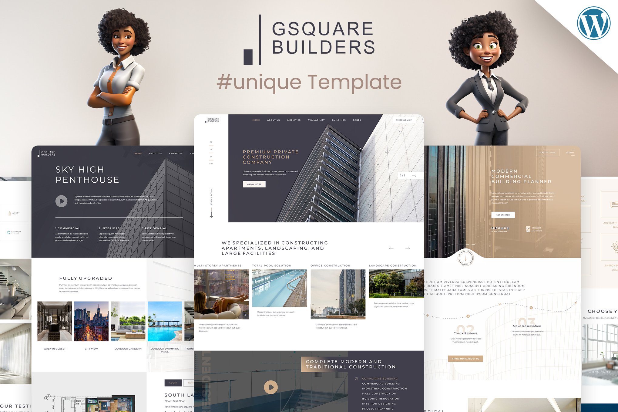 Gsquare – Real Estate Wordpress Theme.