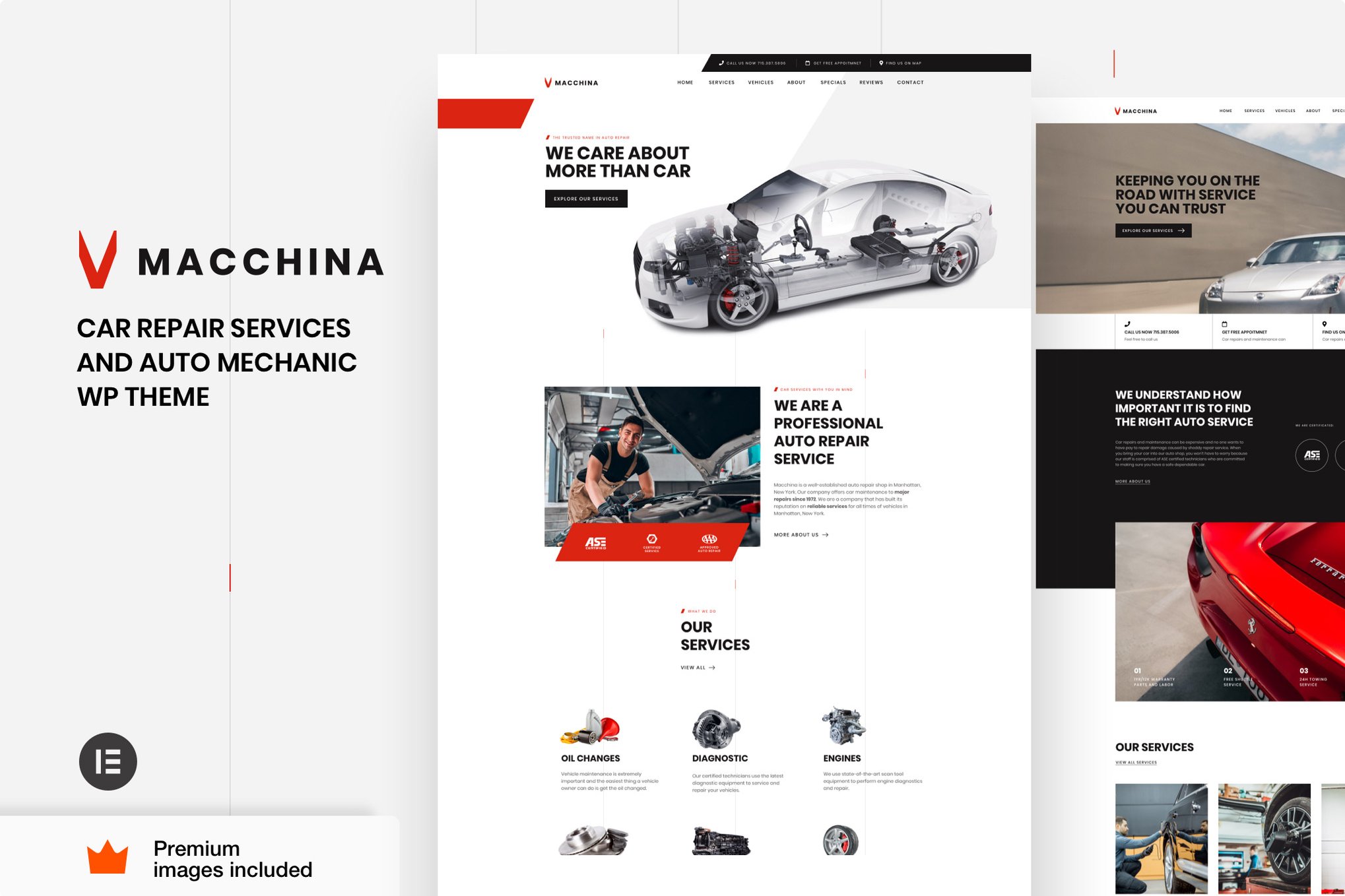 Macchina – Auto Car Repair Wordpress Theme