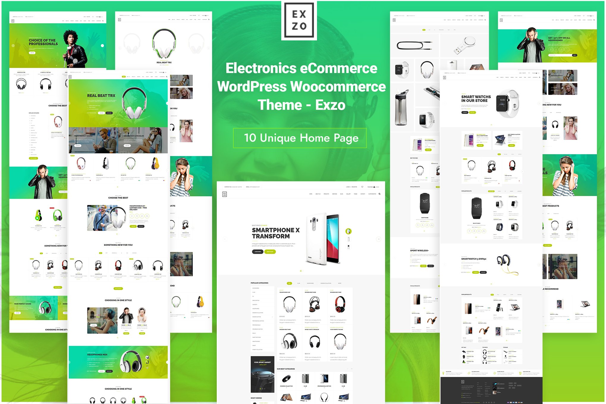 Electronics Ecommerce Woocommerce Theme – Exzo