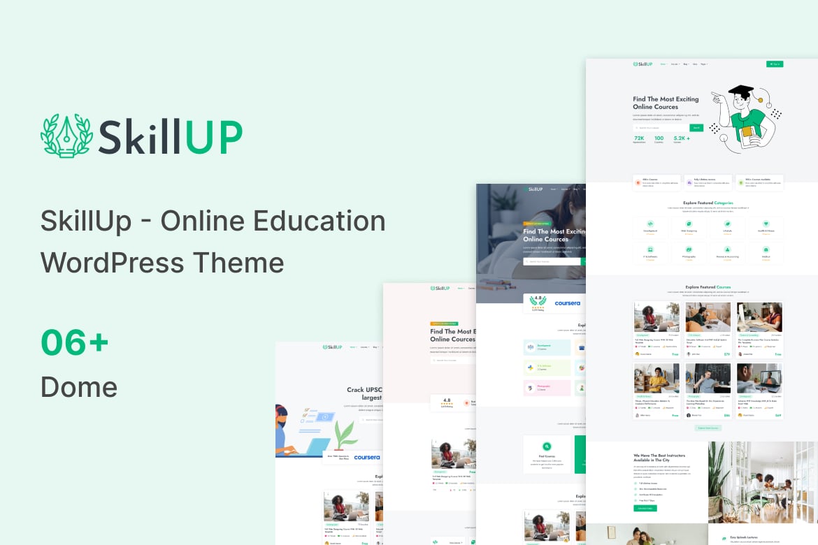Skillup – Online Education Wordpress Theme