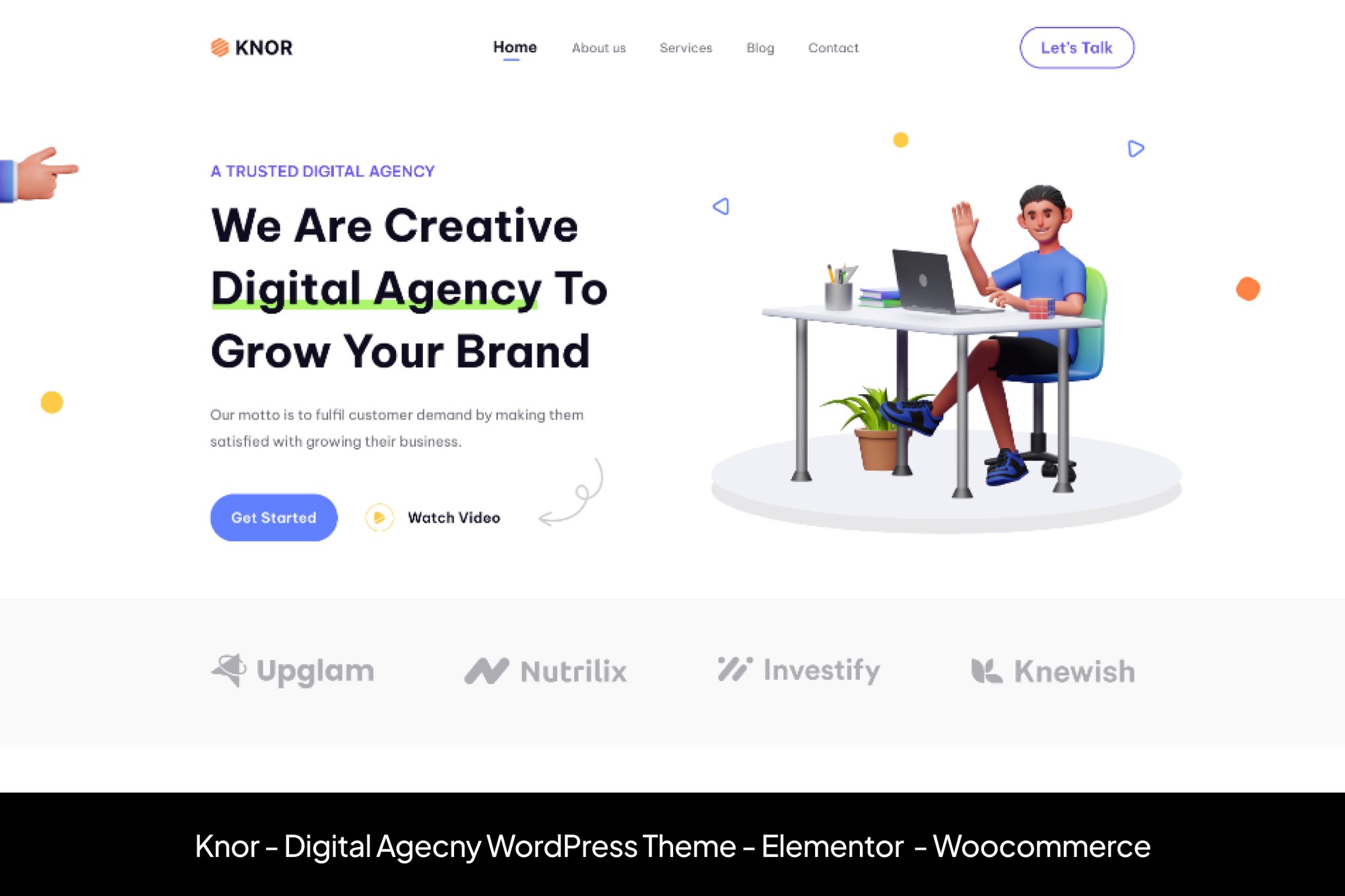 Knor – Digital Agecny Wordpress Theme