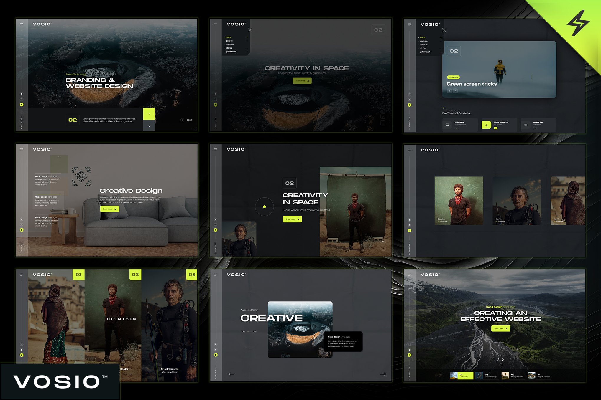 Vosio – Creative Wordpress Portfolio