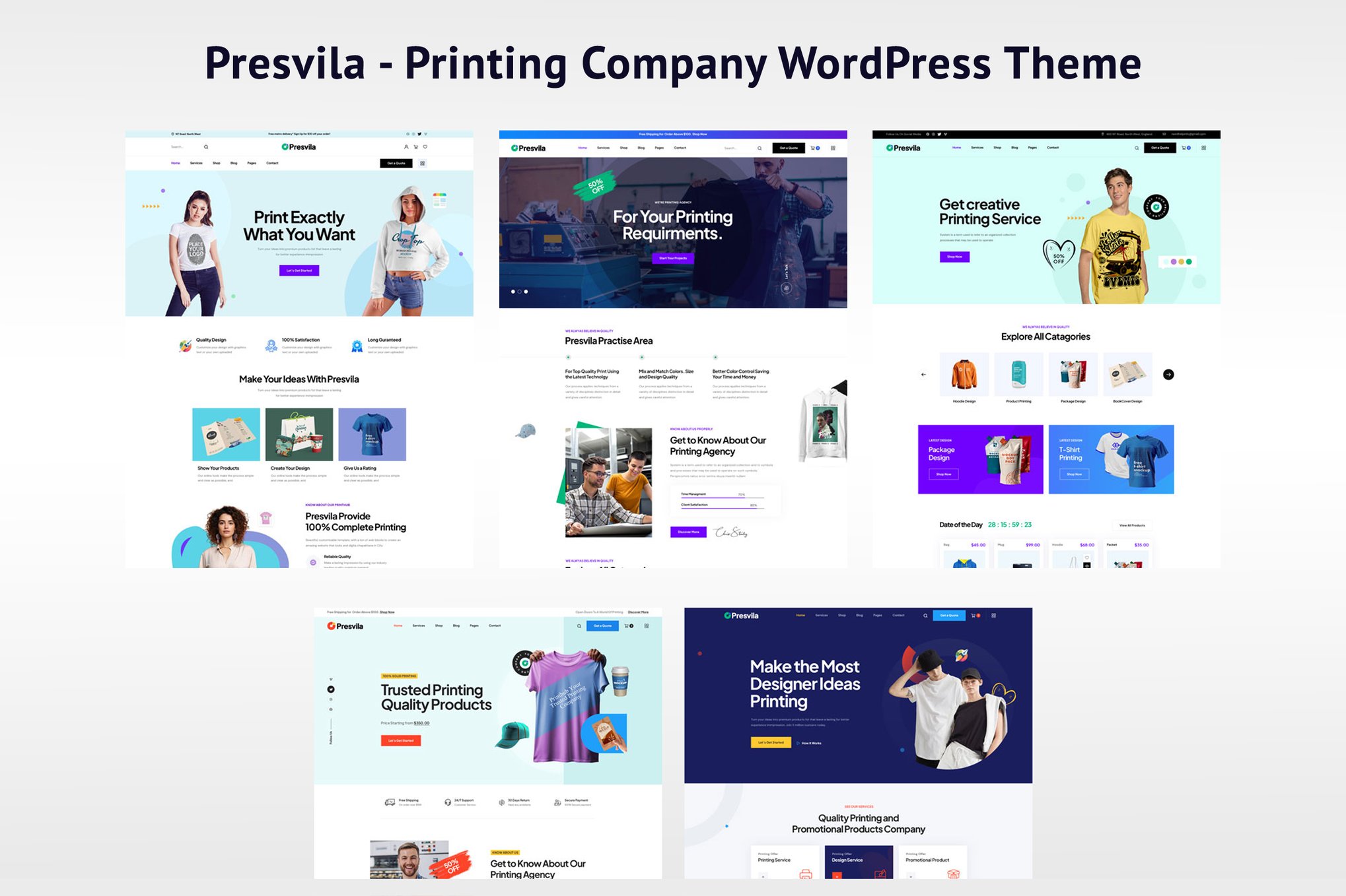 Presvila – Printing Company Wordpress Theme
