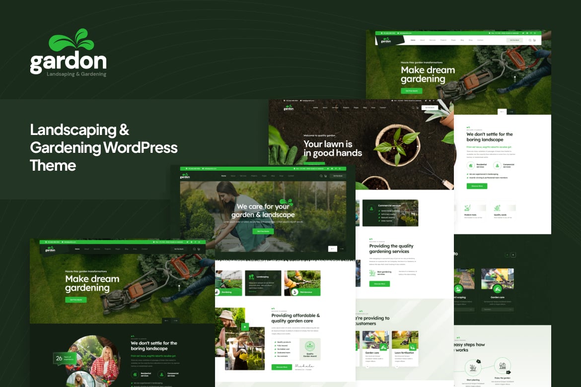 Gardon – Landscaping & Gardening Wordpress Theme