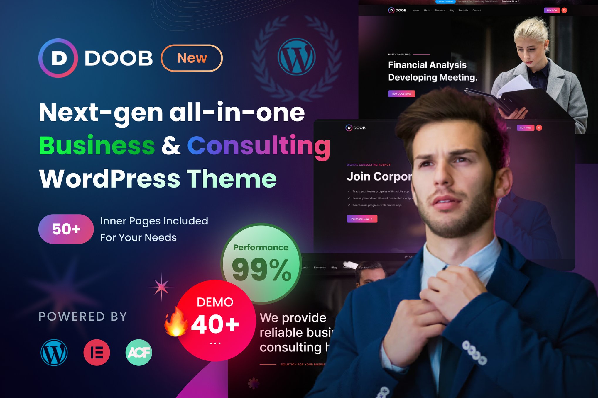 Business Consulting Wordpress Theme – Doob Business Consulting Wordpress Theme – Doob