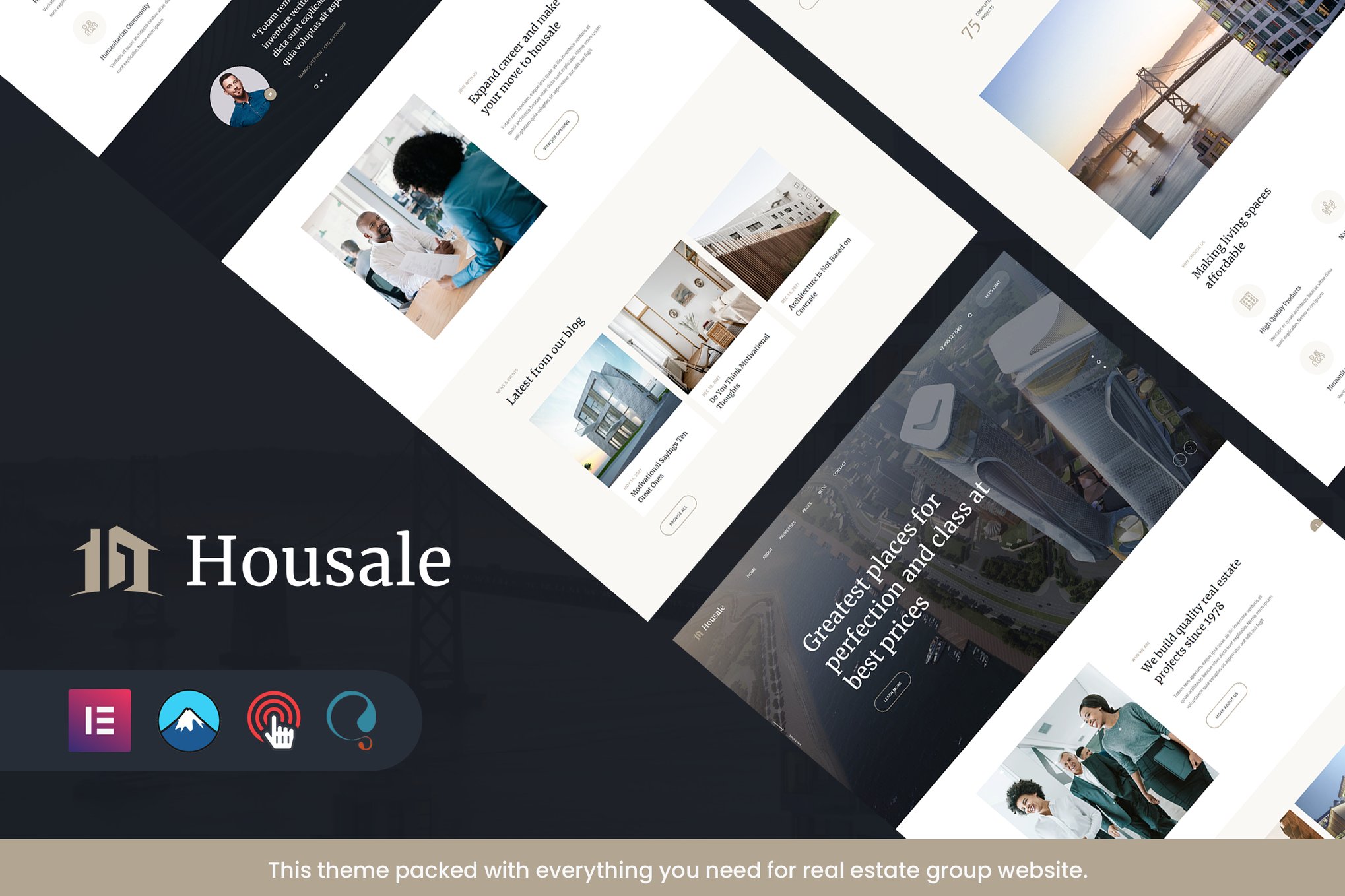 Housale – Real Estate Group Wordpress Theme