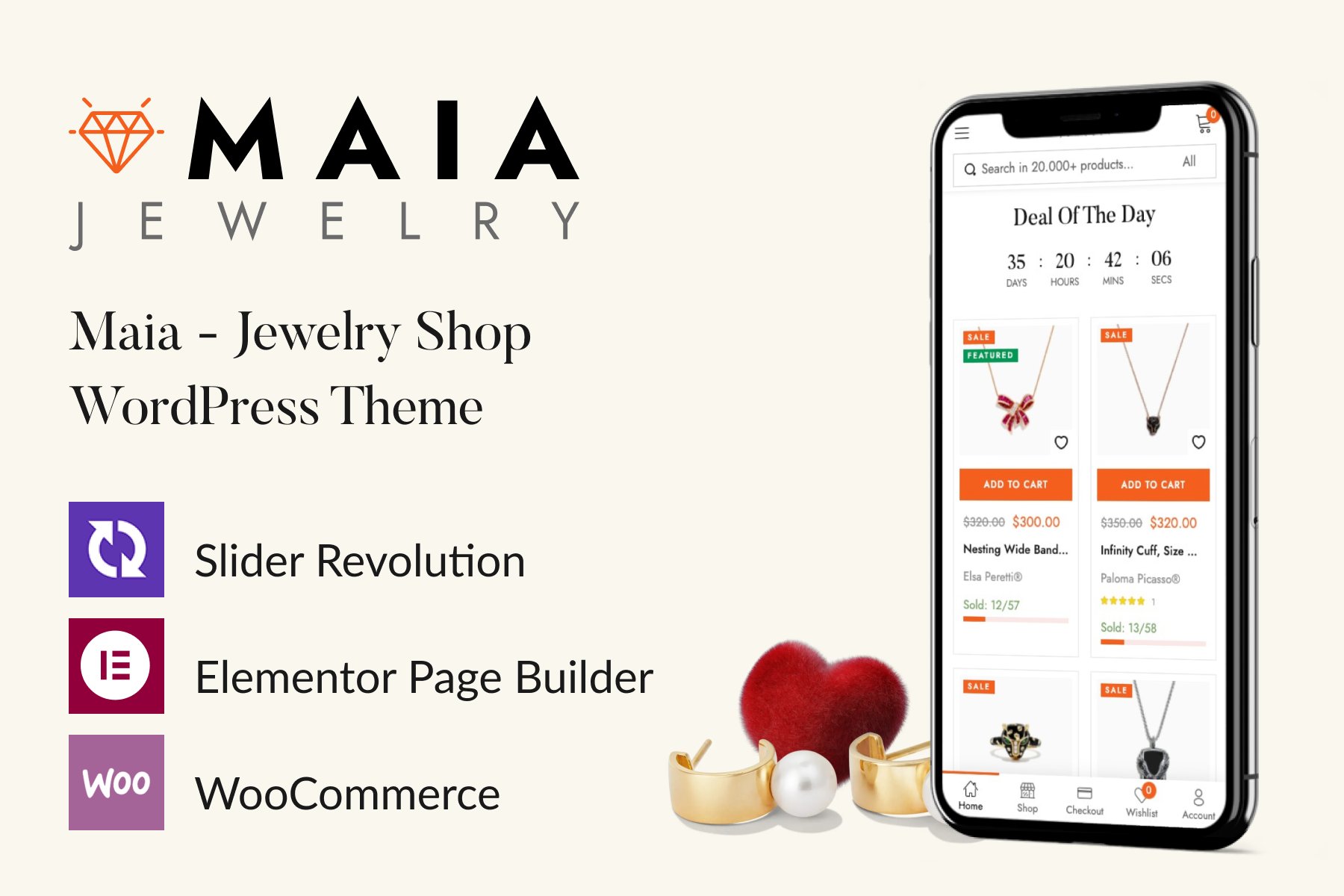 Maia – Jewelry Shop Wordpress Theme