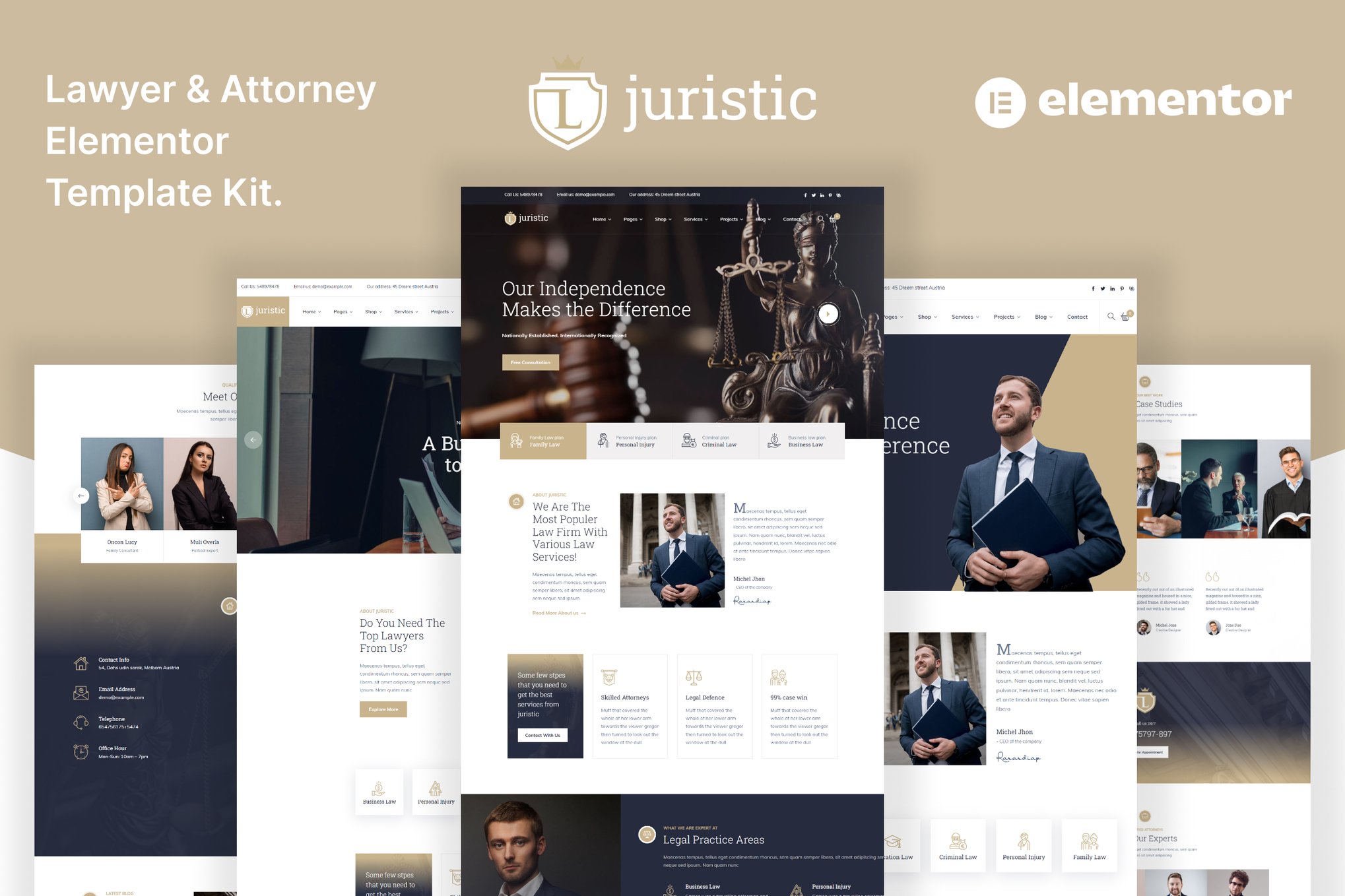 Juristic – Lawyer & Attorney Wordpress Theme