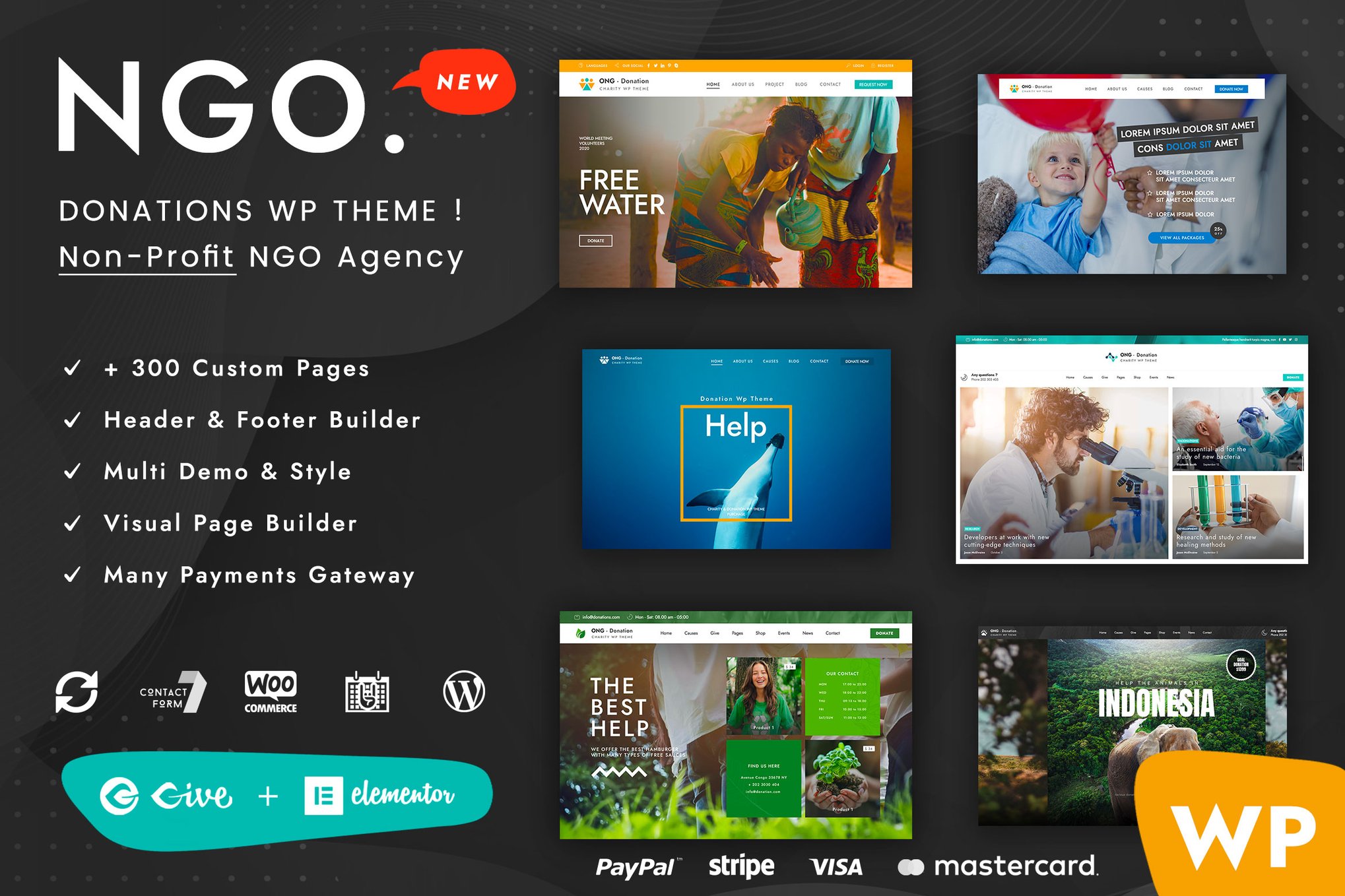 Ngo – Charity & Donation Wordpress Theme