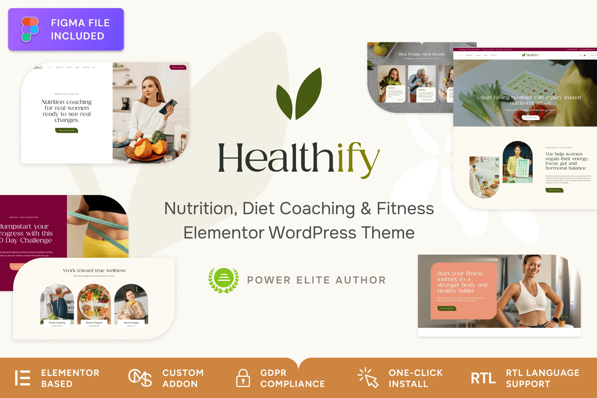 Healthify – Diet Recipes & Health Coaching Theme