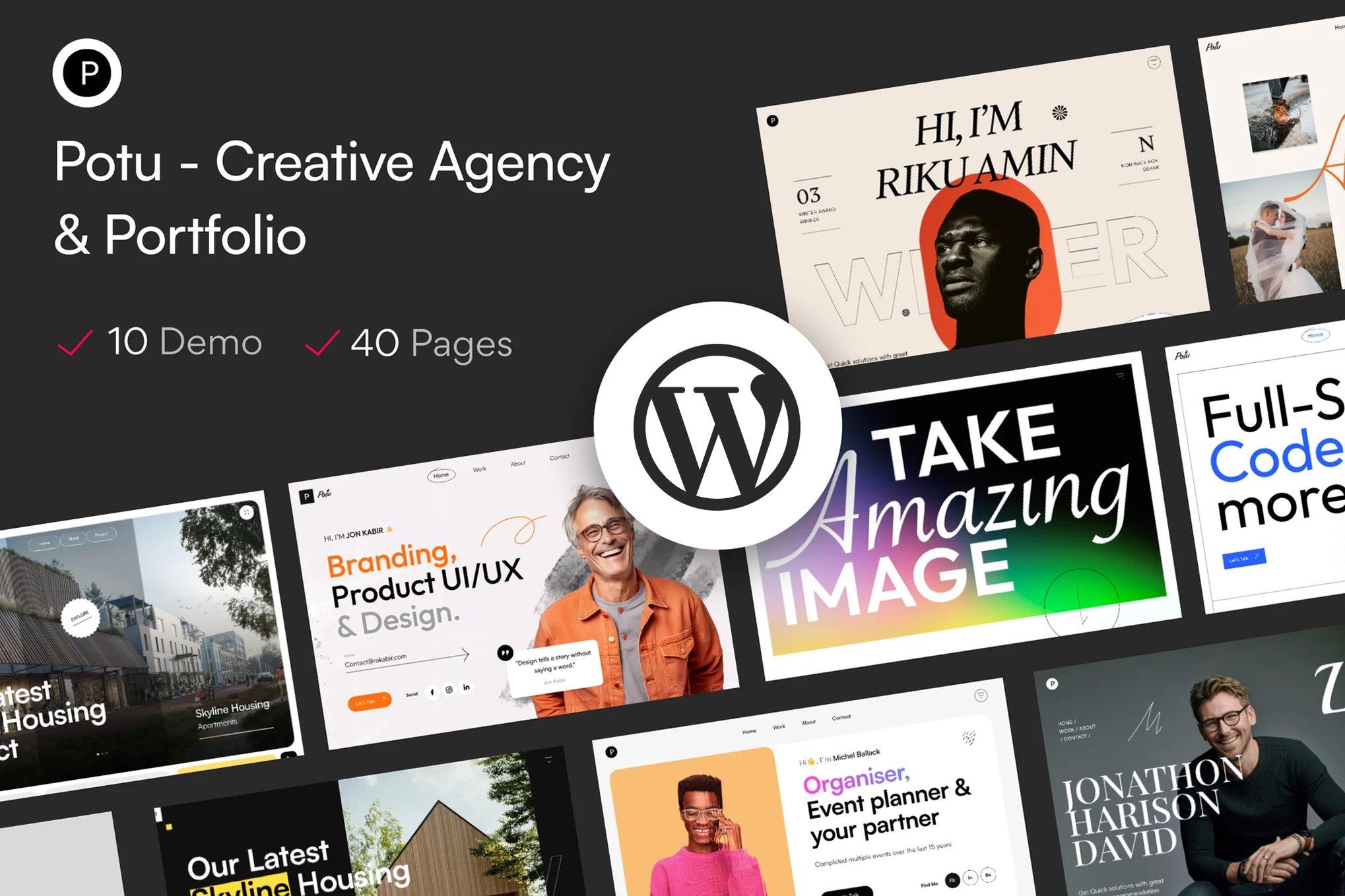 Potu – Creative Agency & Portfolio Wordpress Theme Potu – Creative Agency & Portfolio Wordpress Theme