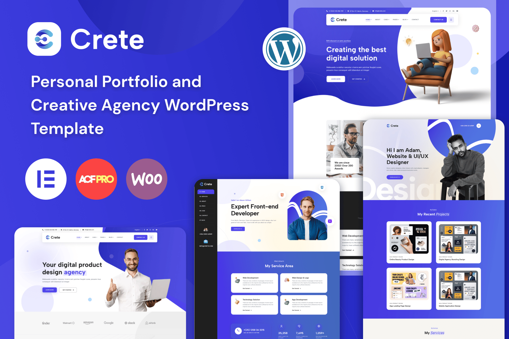 Crete – Portfolio And Agency Worpress Theme