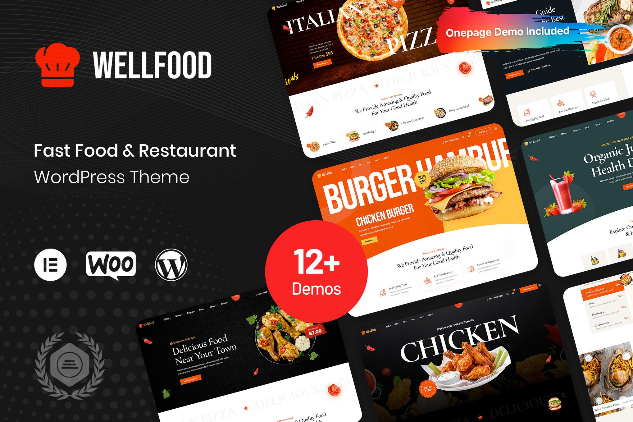 Wellfood – Fast Food Restaurant Wordpress Theme