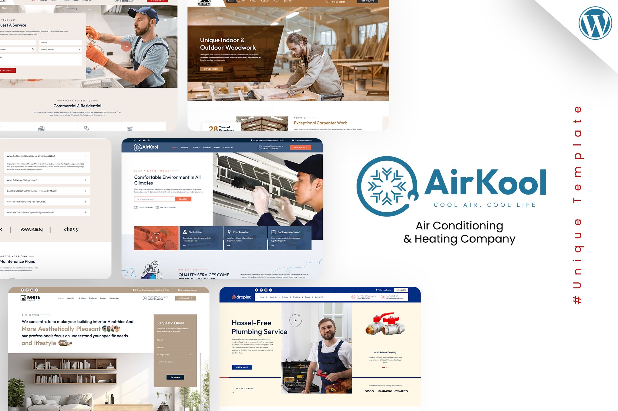 Air Kool – Electrical Services Theme