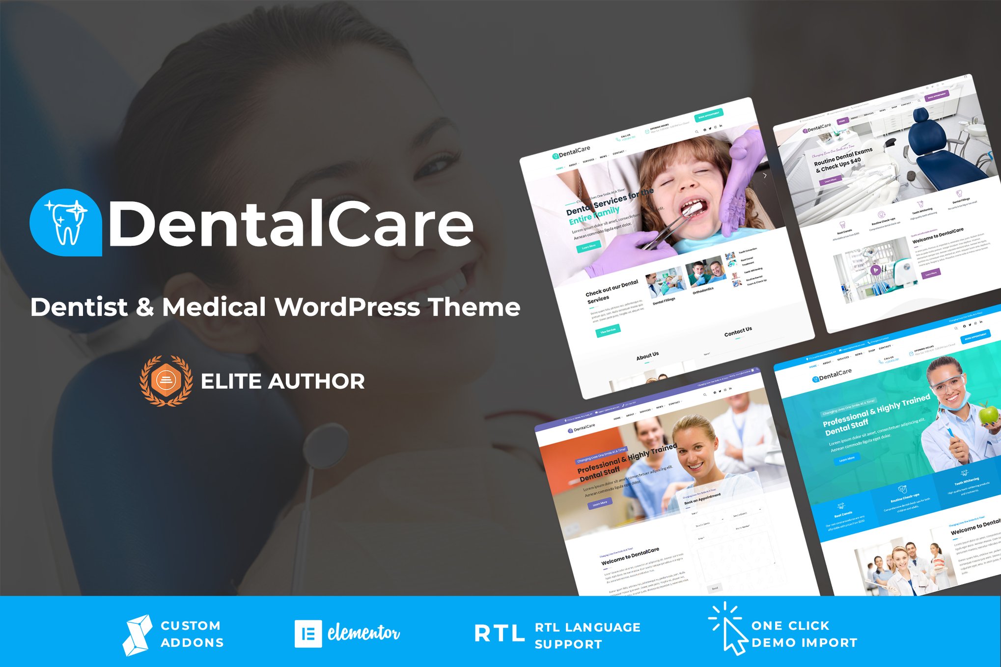 Dental Care – Dentist & Medical Wordpress Theme
