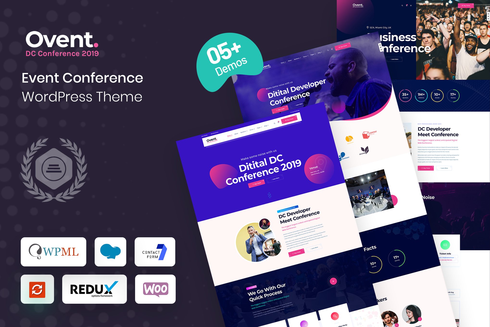Ovent – Event Conference Wordpress Theme