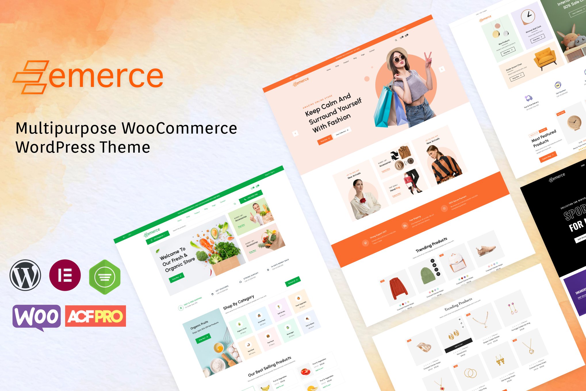 Emerce – Multipurpose Woocommerce Wordpress Theme
