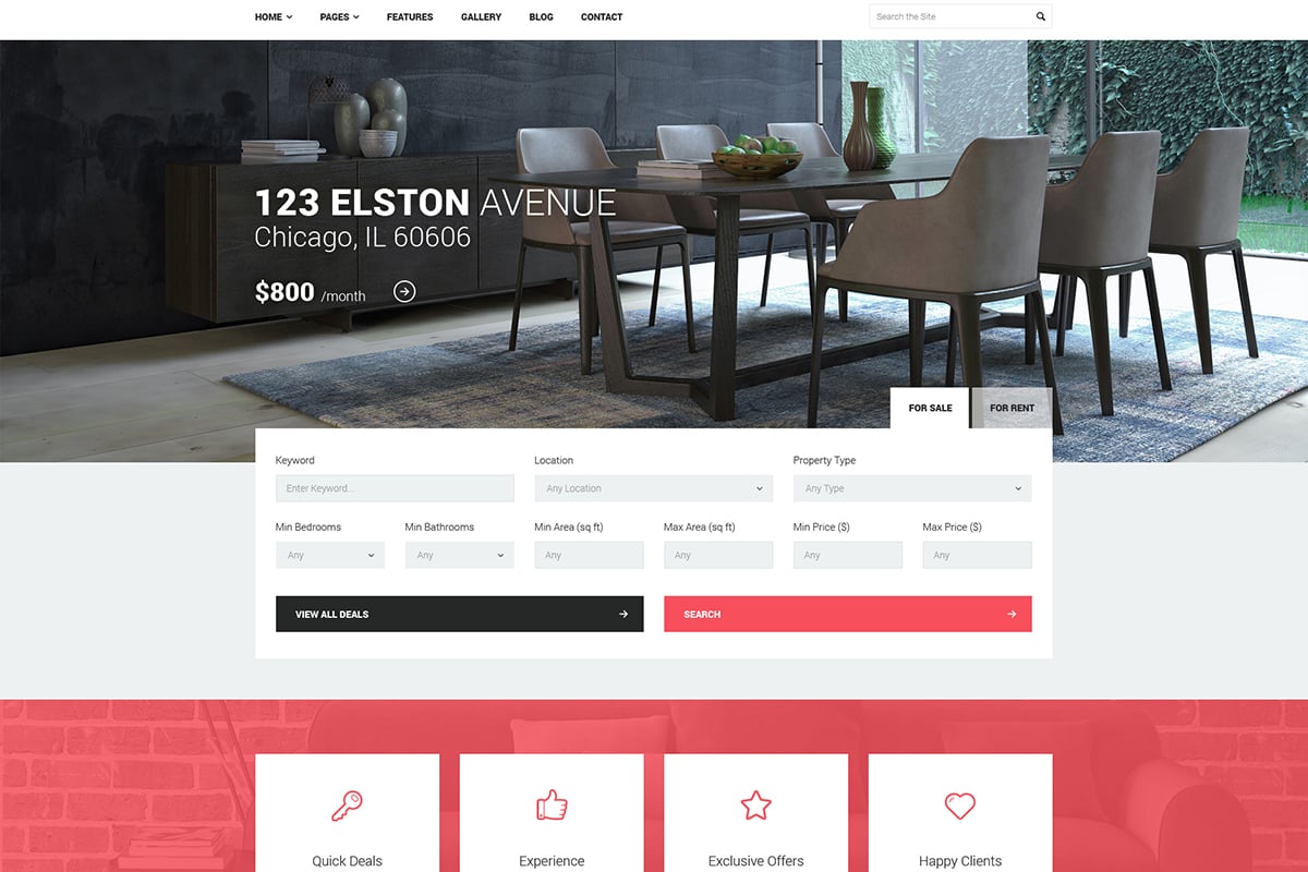 Good Homes – Real Estate Wordpress Theme