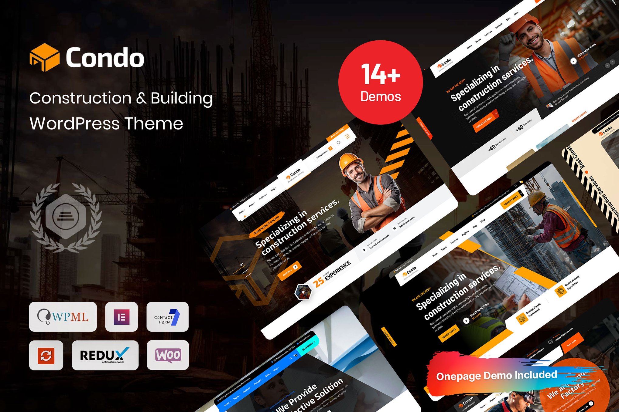Condo – Construction & Building Wordpress Theme Condo – Construction & Building Wordpress Theme