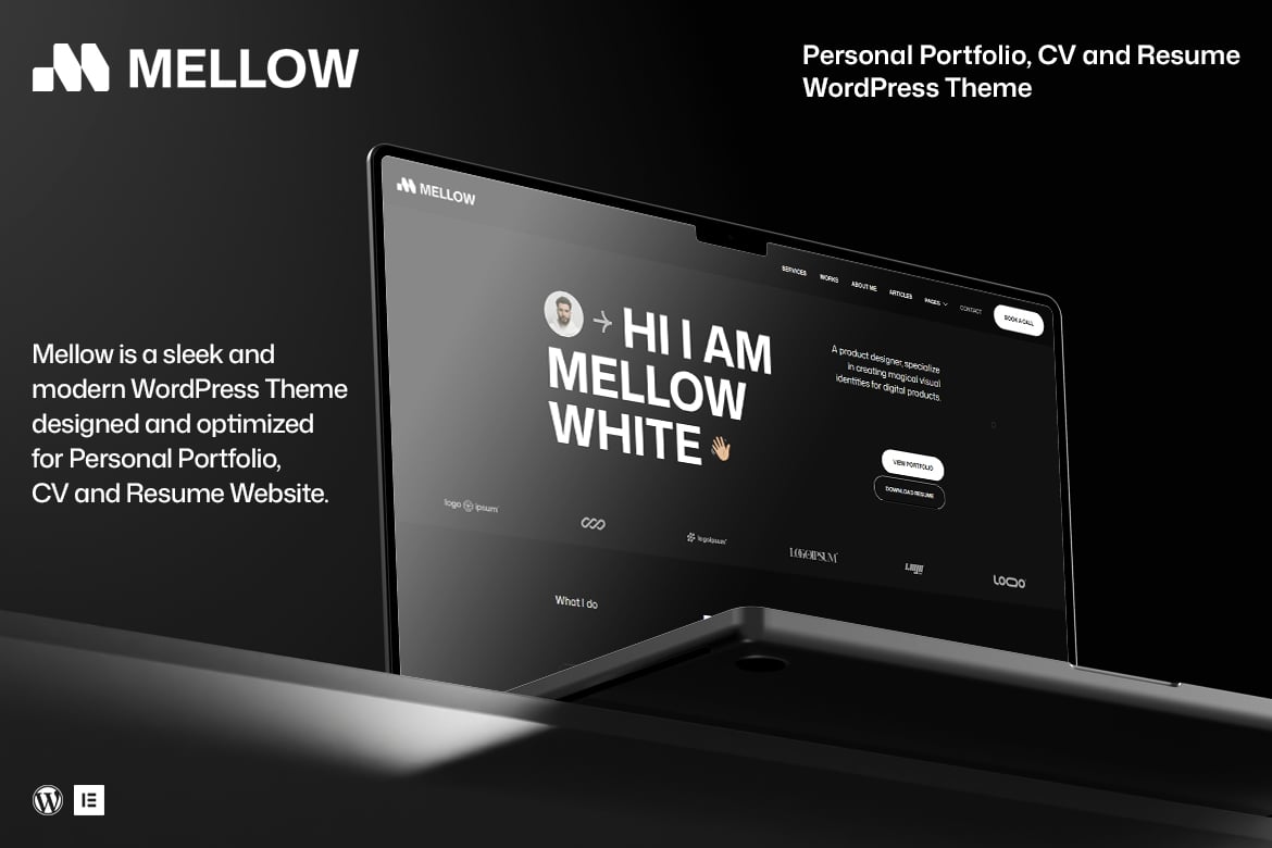 Mellow – Personal Portfolio Wordpress Theme