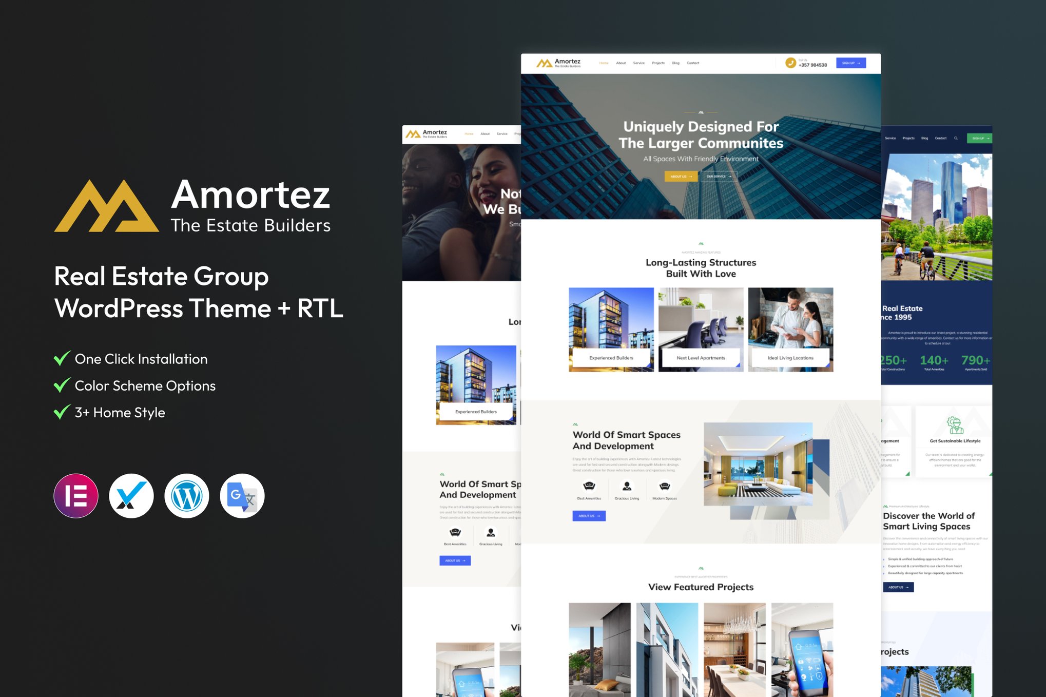 Amortez – Real Estate Group Wordpress Theme