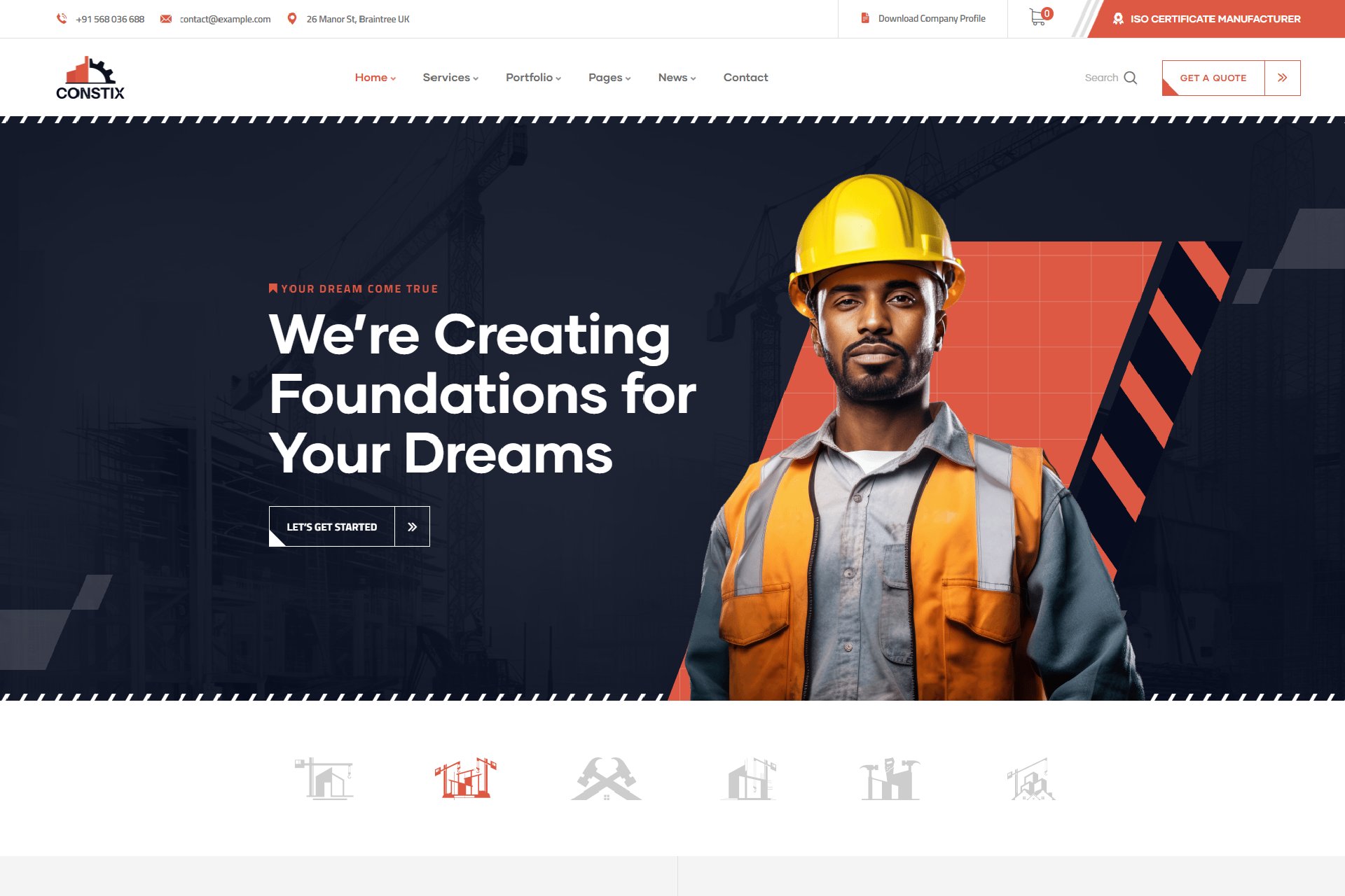 Constix – Construction Industrial Wordpress Theme Constix – Construction Industrial Wordpress Theme