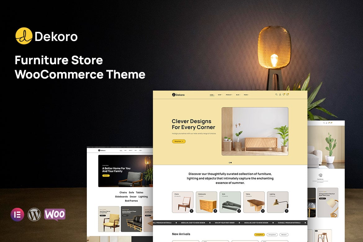 Dekoro – Furniture Store Woocommerce Theme