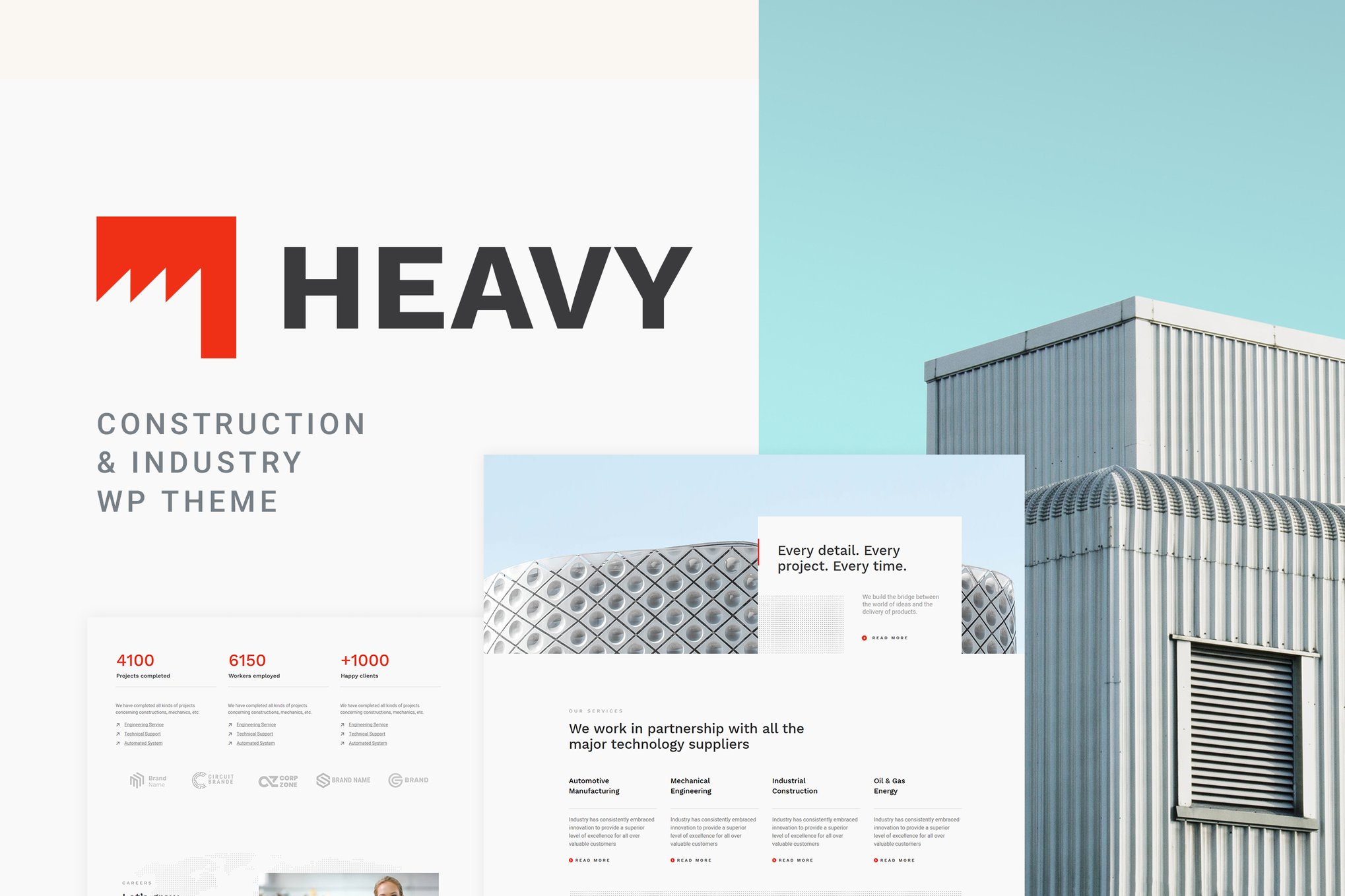 Heavy – Industrial Wordpress Theme