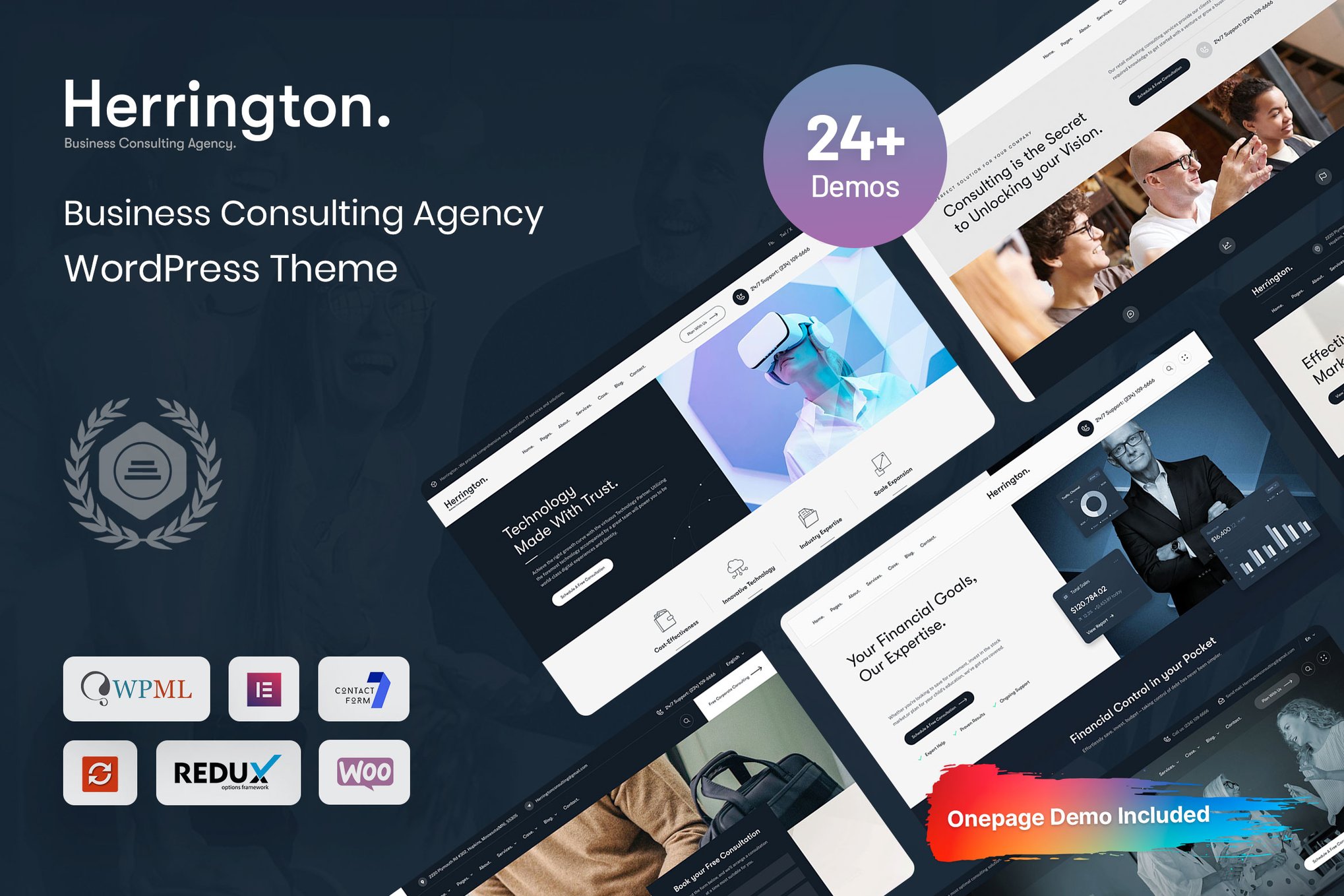Herington – Business Consulting Wordpress Theme