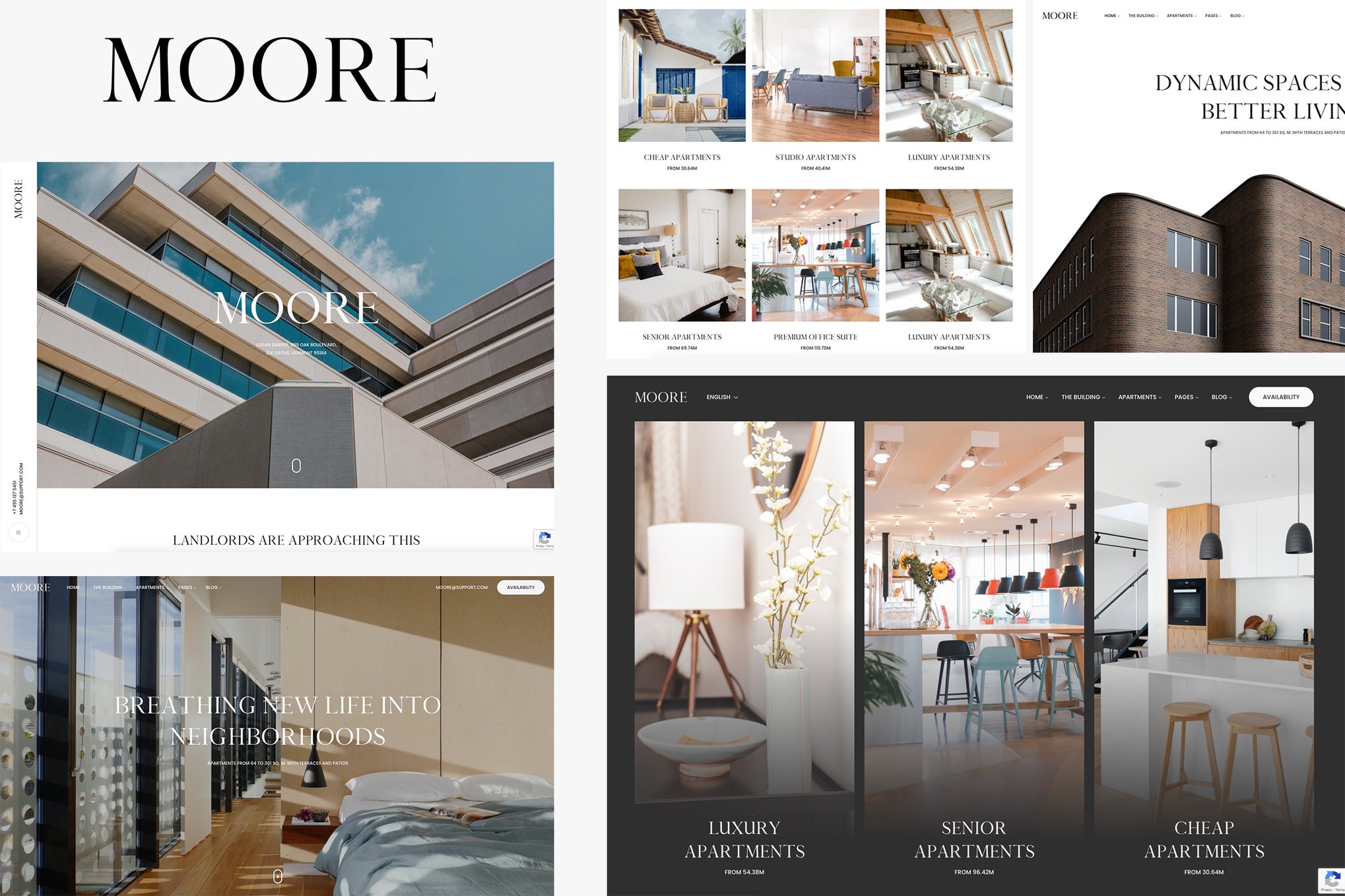 Single Property Wordpress Theme – Moore
