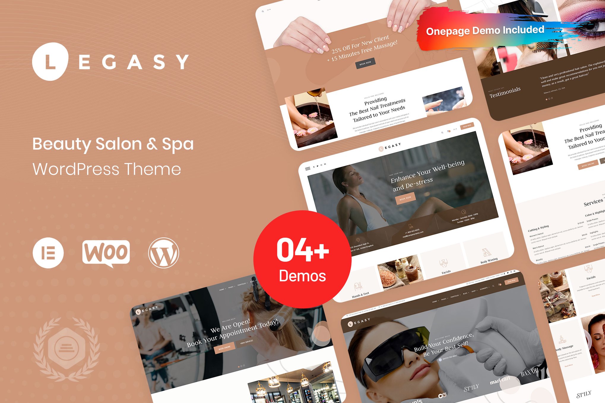 Legasy – Beauty & Spa Wordpress Theme