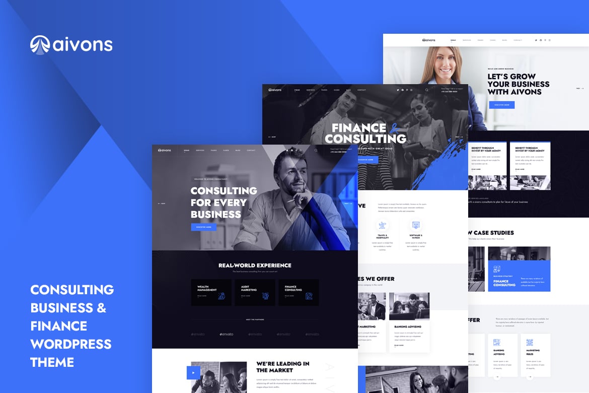 Aivons – Business Consulting Wordpress Theme Aivons – Business Consulting Wordpress Theme