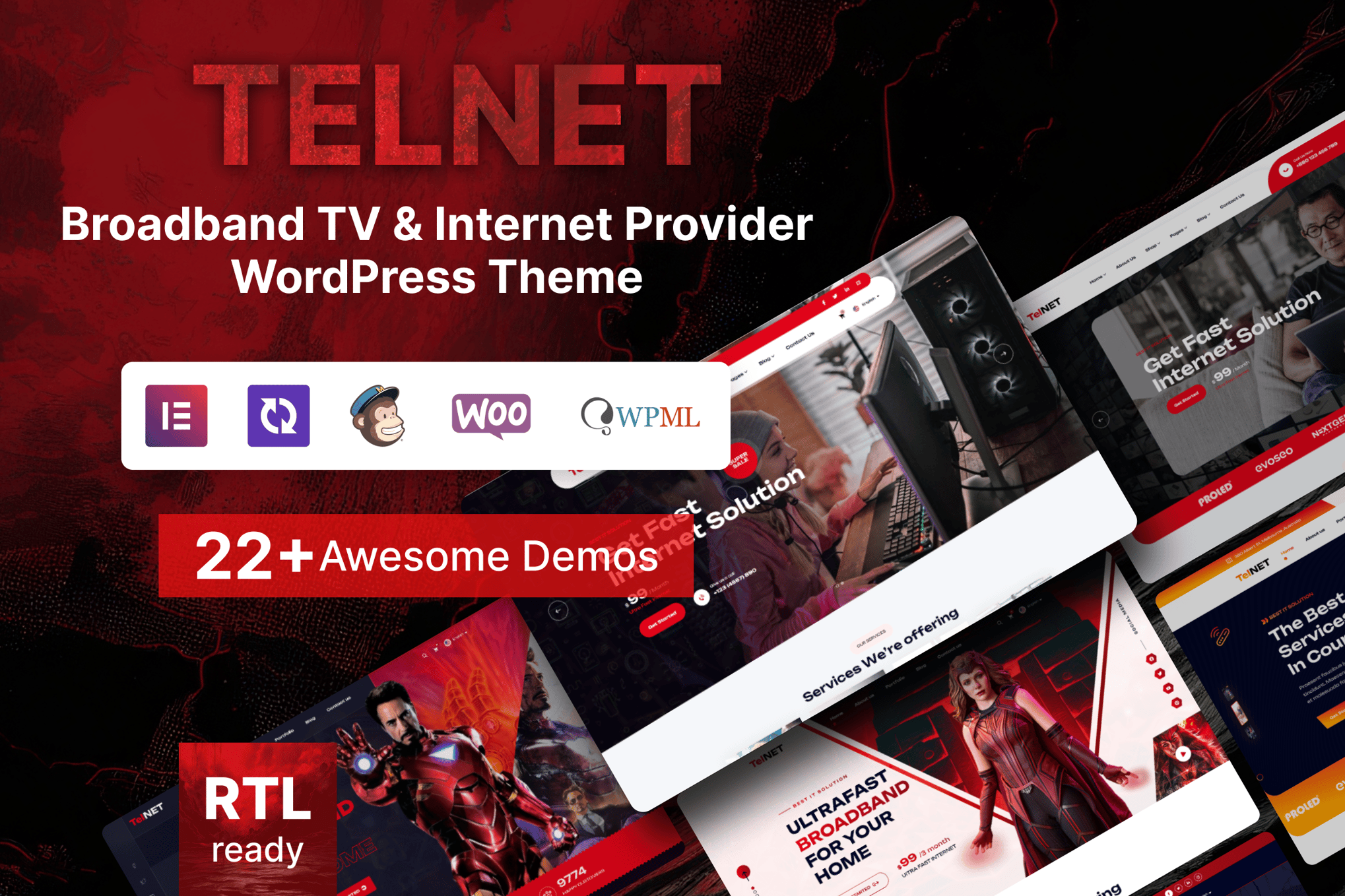 Telnet – Broadband Tv & Internet Provider Theme
