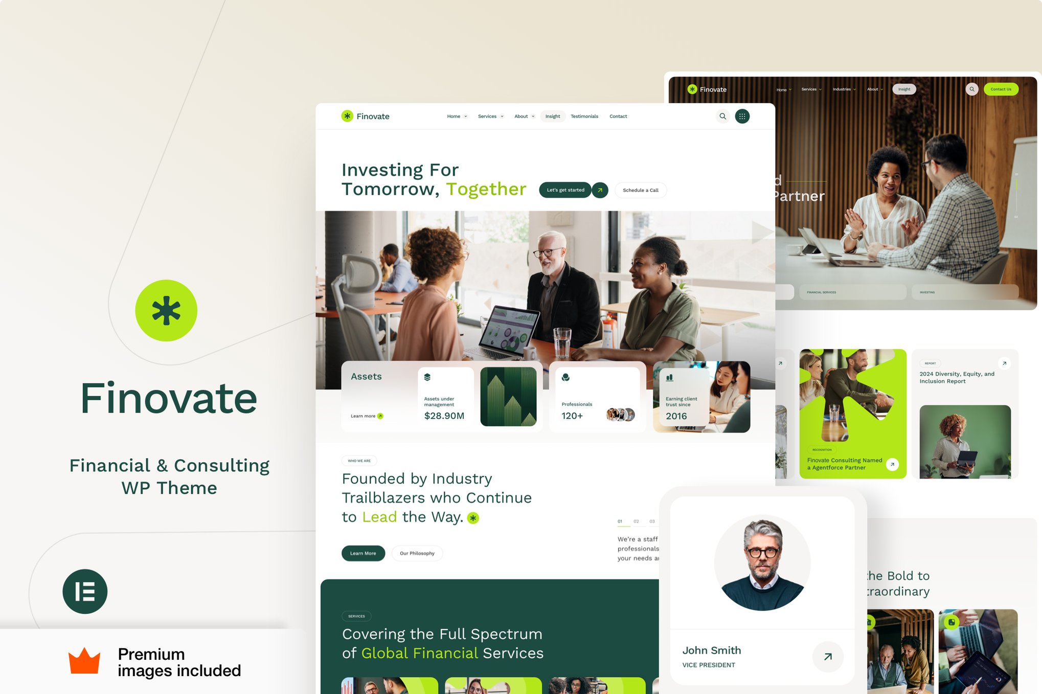 Finovate – Financial Advisor Consulting Wordpress