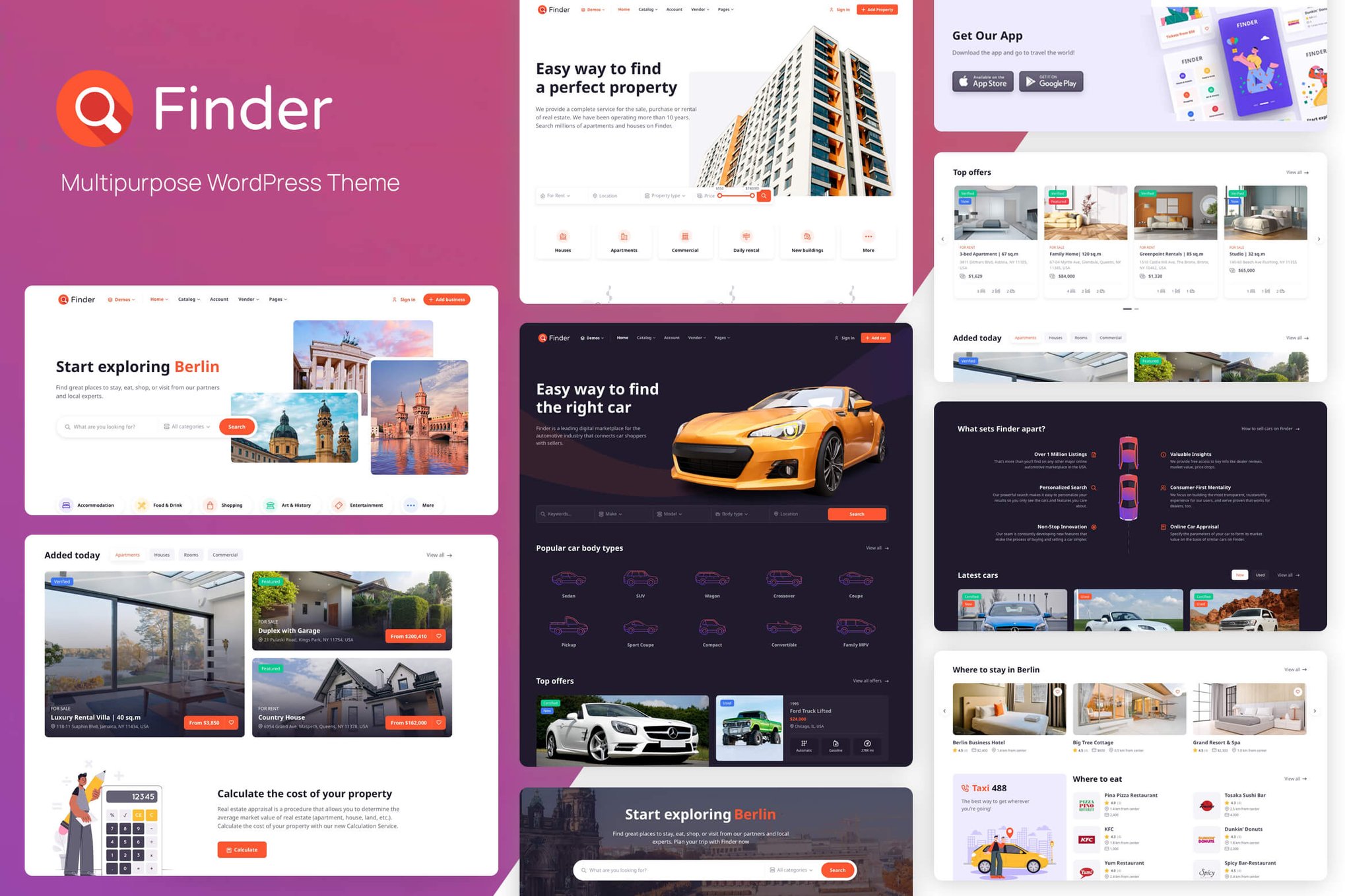 Finder – Multipurpose Directory & Listing Wordpres