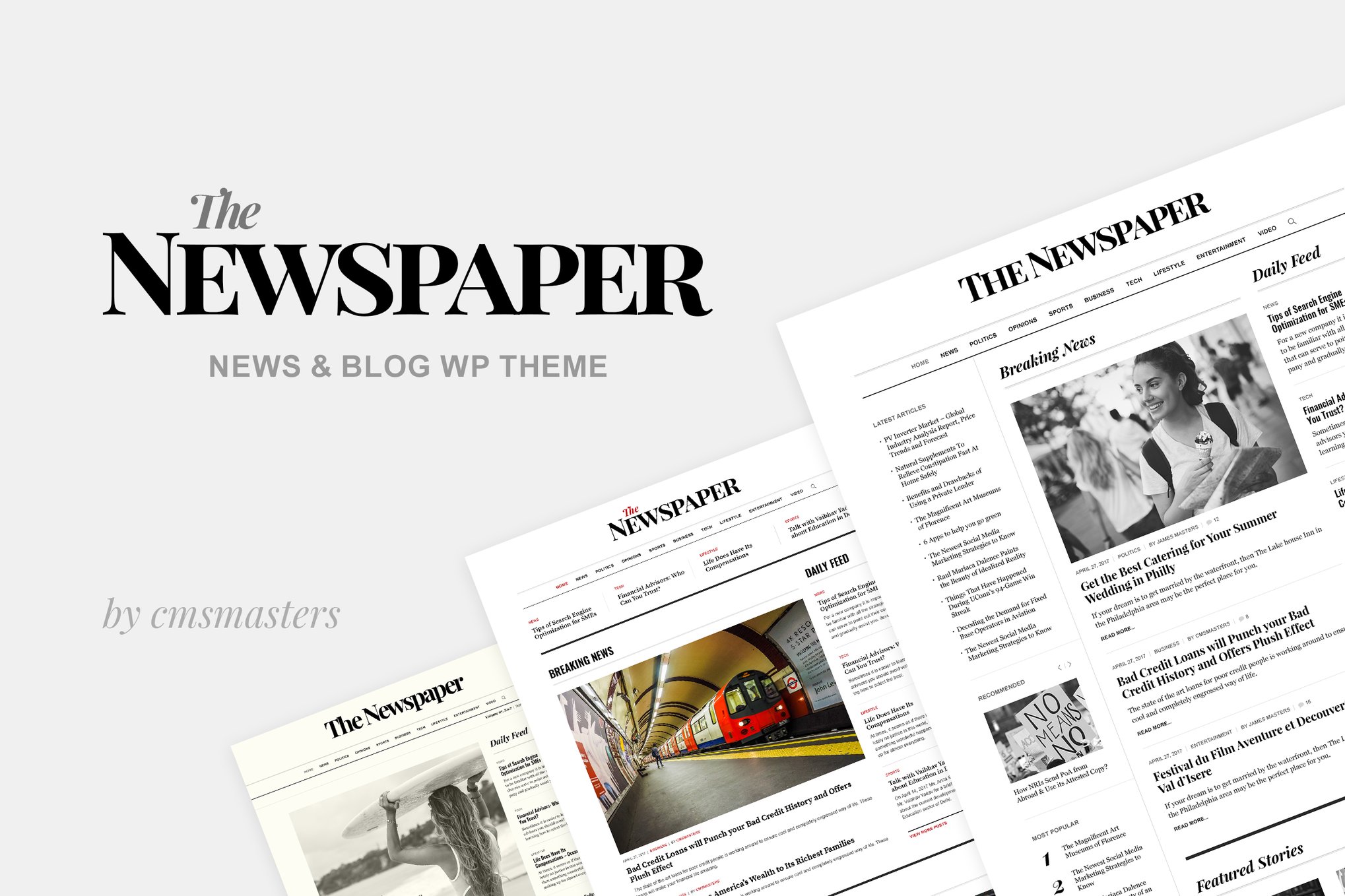 The Newspaper – News Magazine Editorial Wp Theme