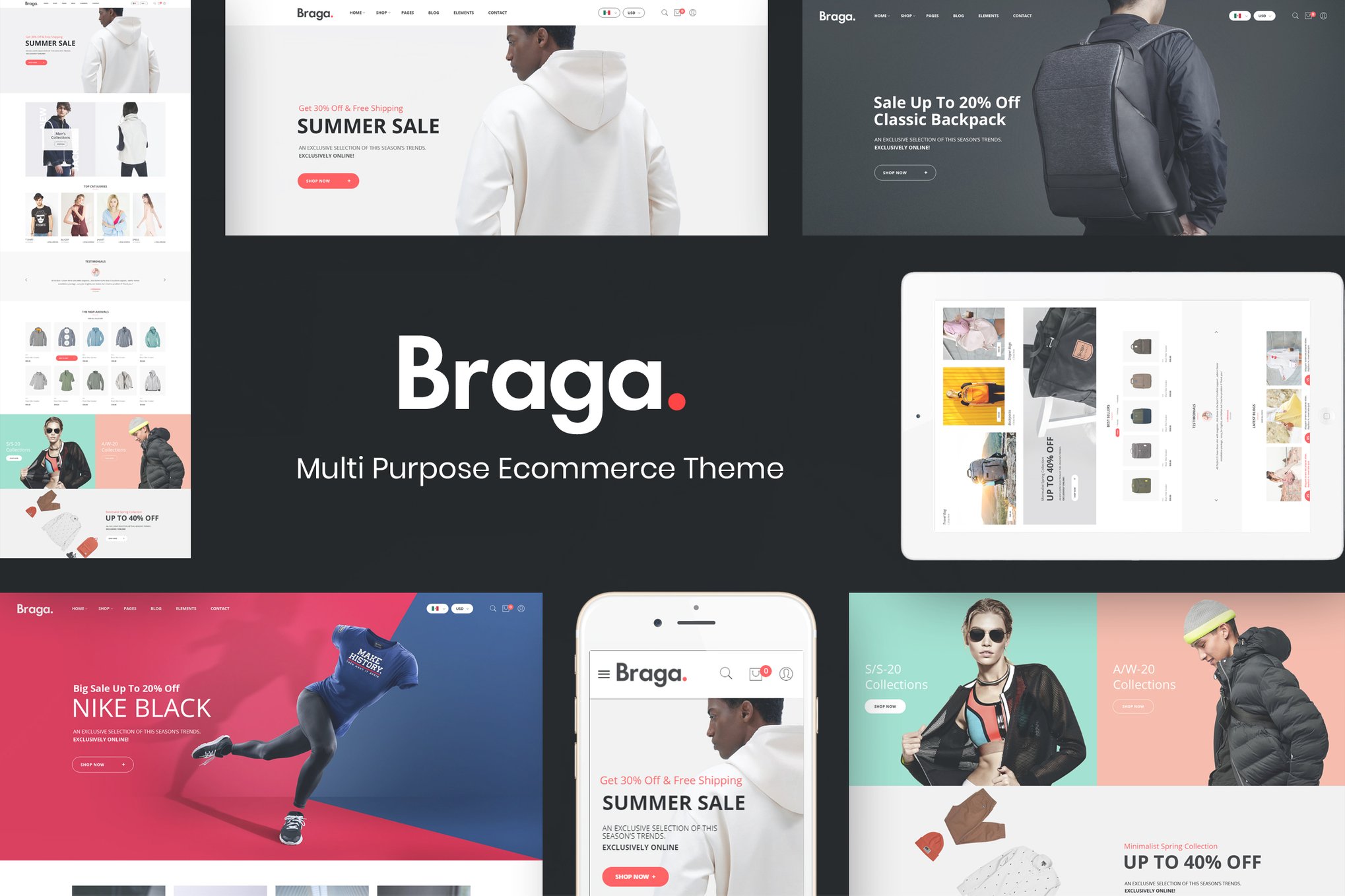 Braga – Fashion Theme For Woocommerce Wordpress