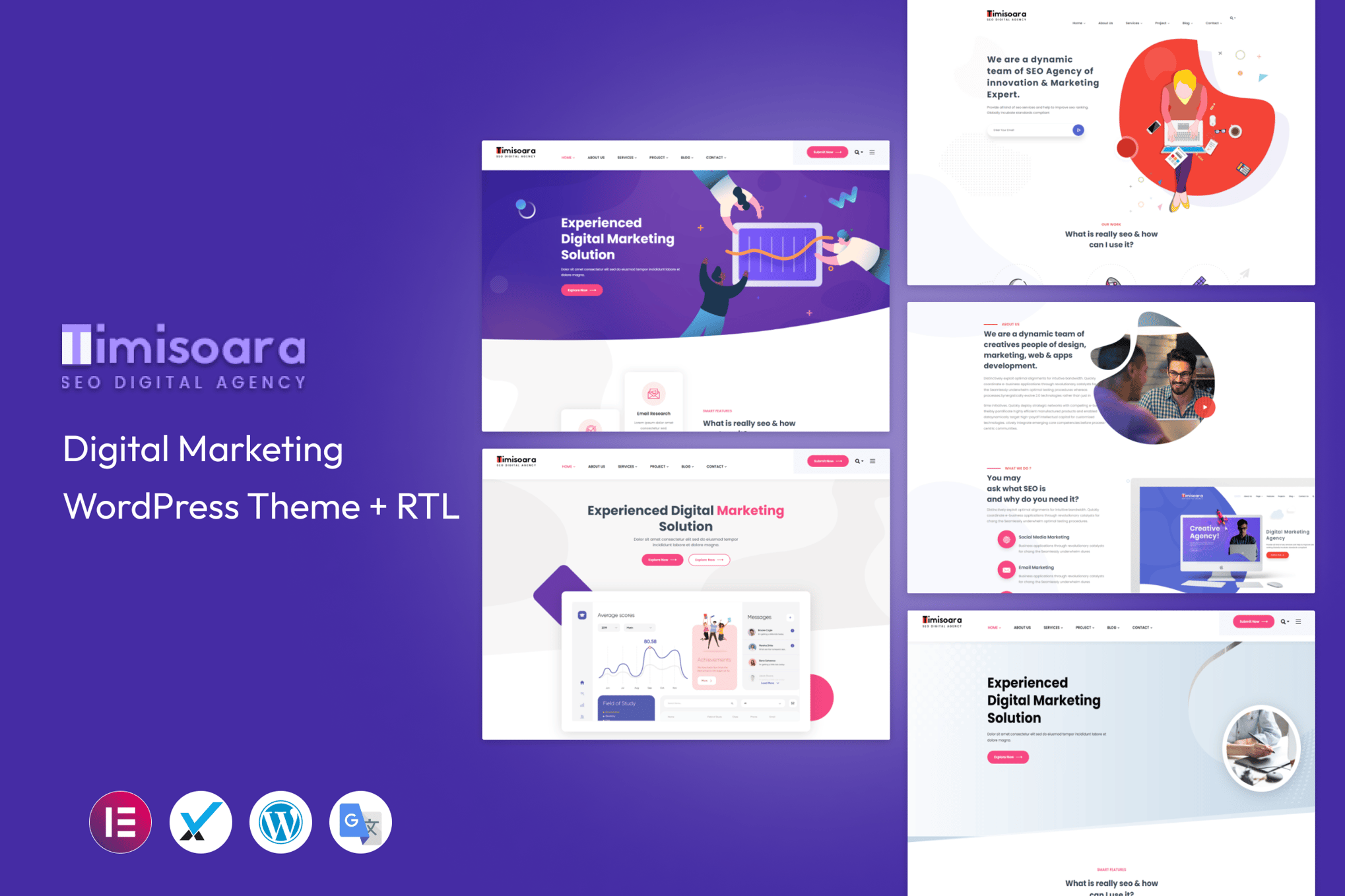 Timisoara – Digital Marketing Wordpress Theme