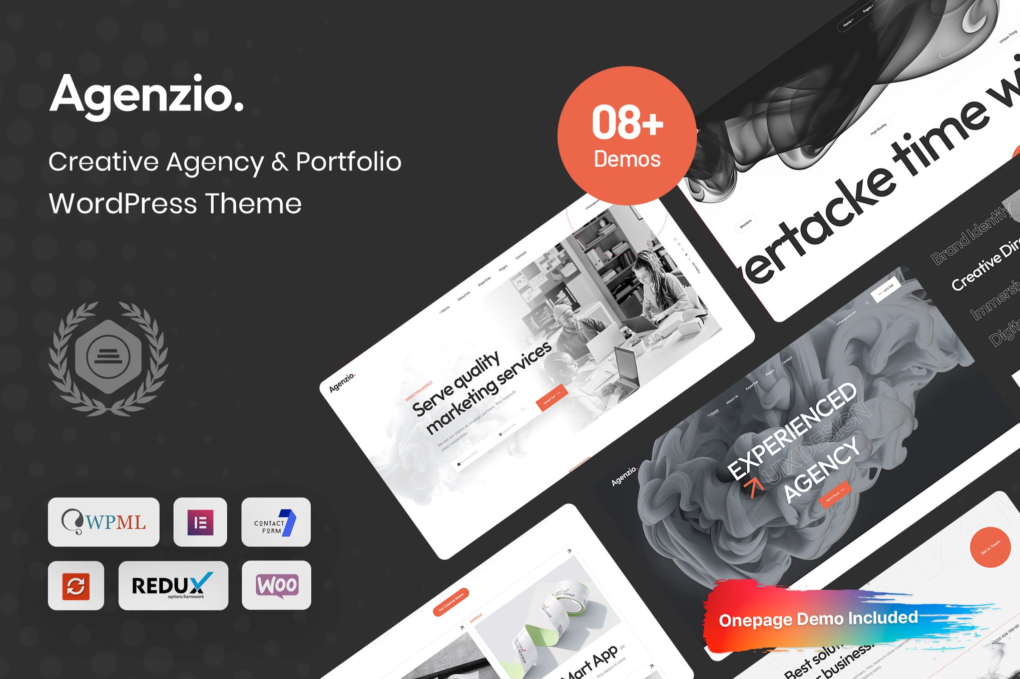 Agenzio – Creative Agency & Portfolio Theme Agenzio – Creative Agency & Portfolio Theme