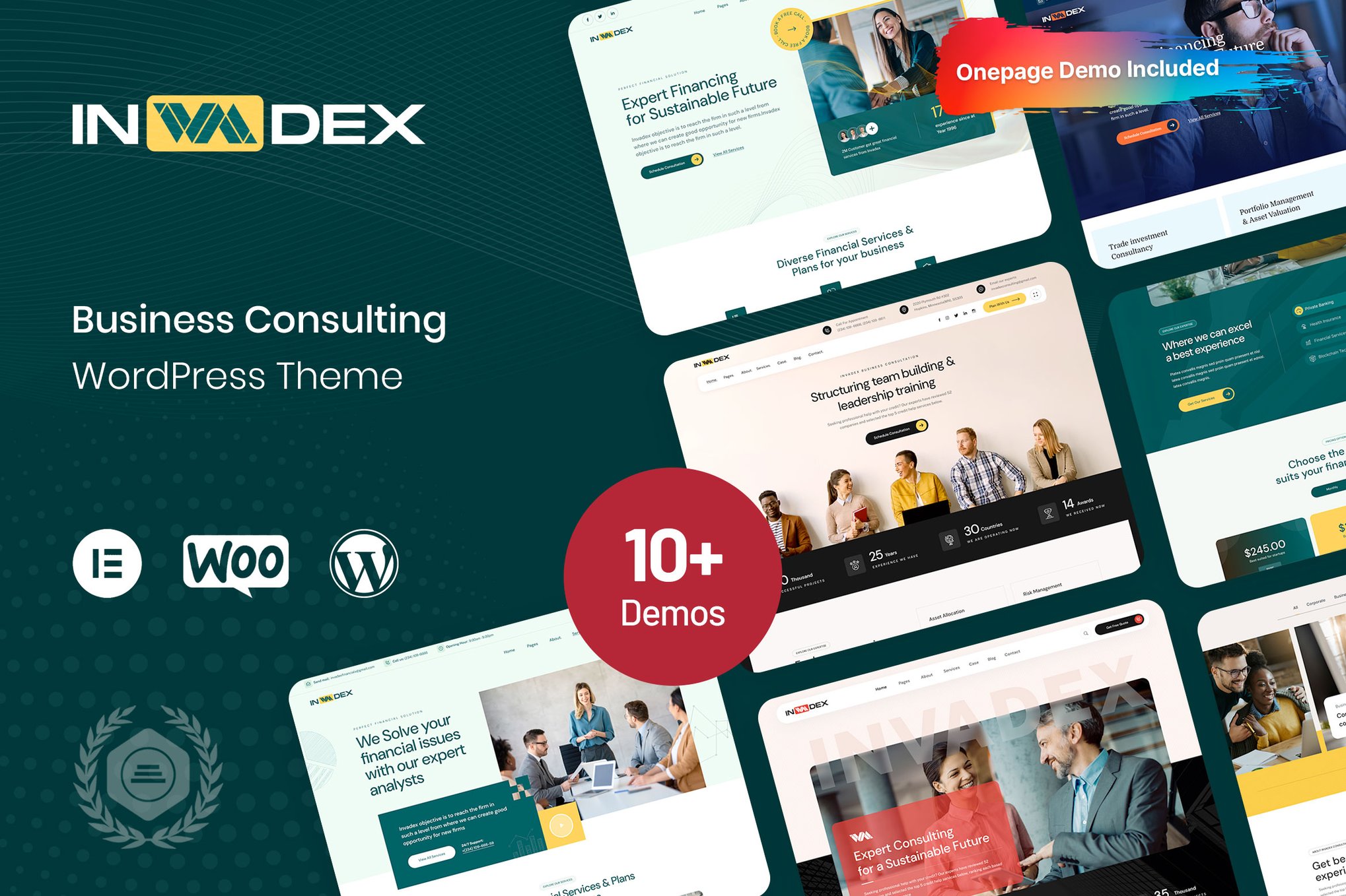 Invadex – Business Consulting Wordpress Theme