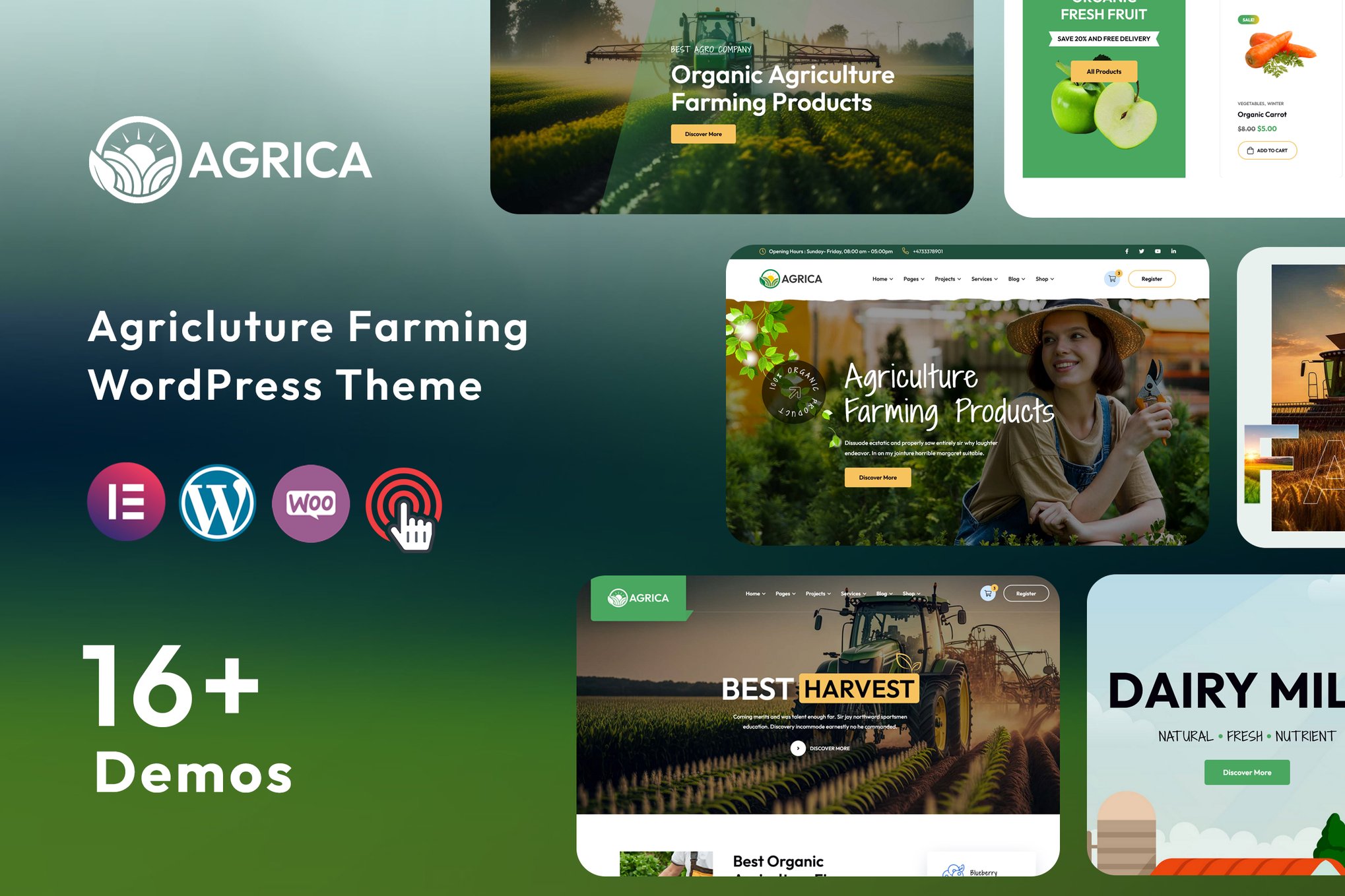 Agrica – Agriculture Wordpress Theme