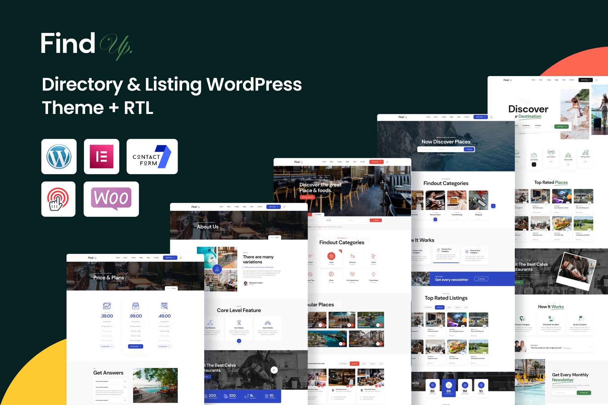Findup – Directory & Listing Wordpress Theme + Rtl