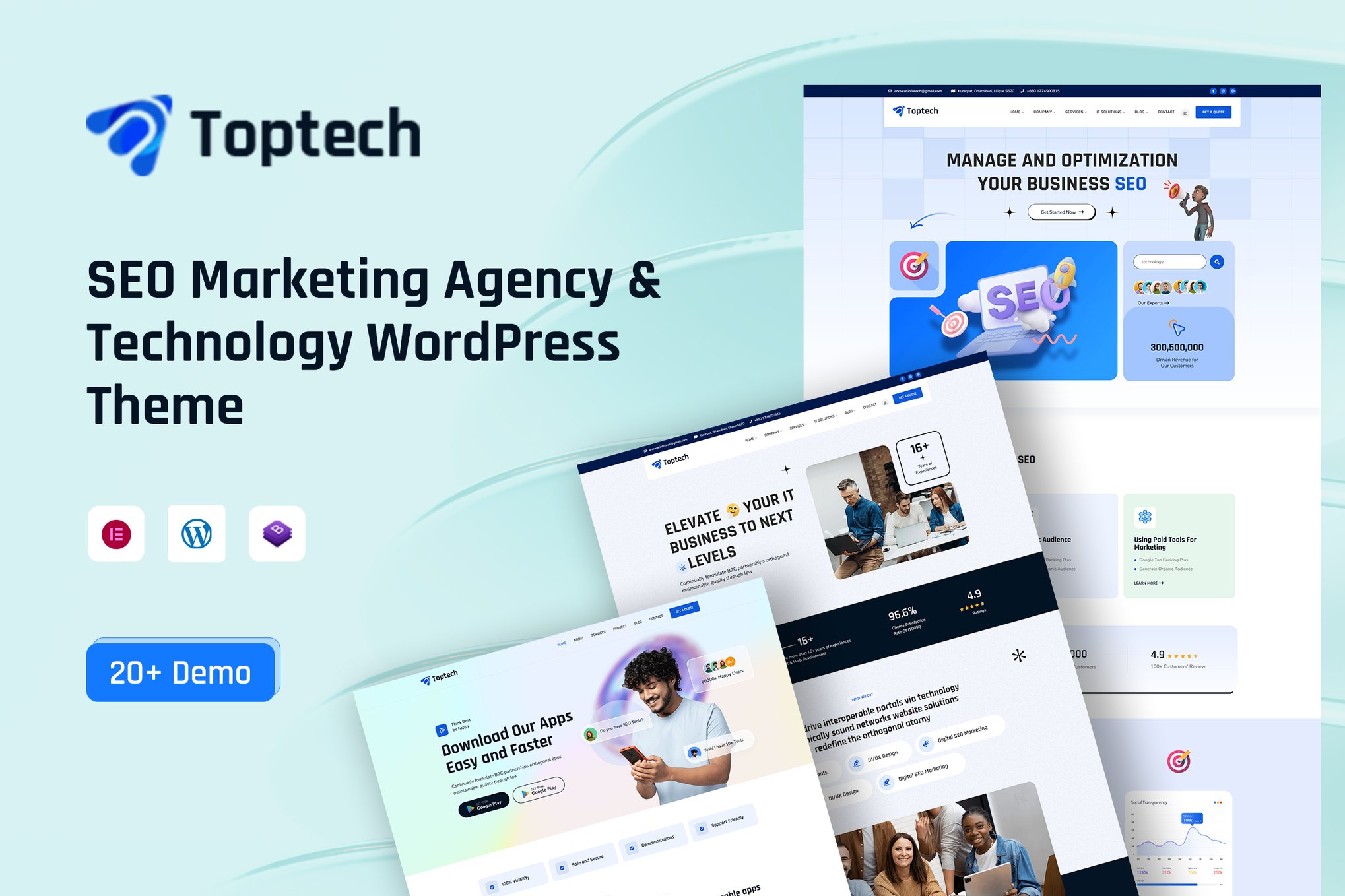 Toptech – Technology & It Solution Wordpress Theme Toptech – Technology & It Solution Wordpress Theme